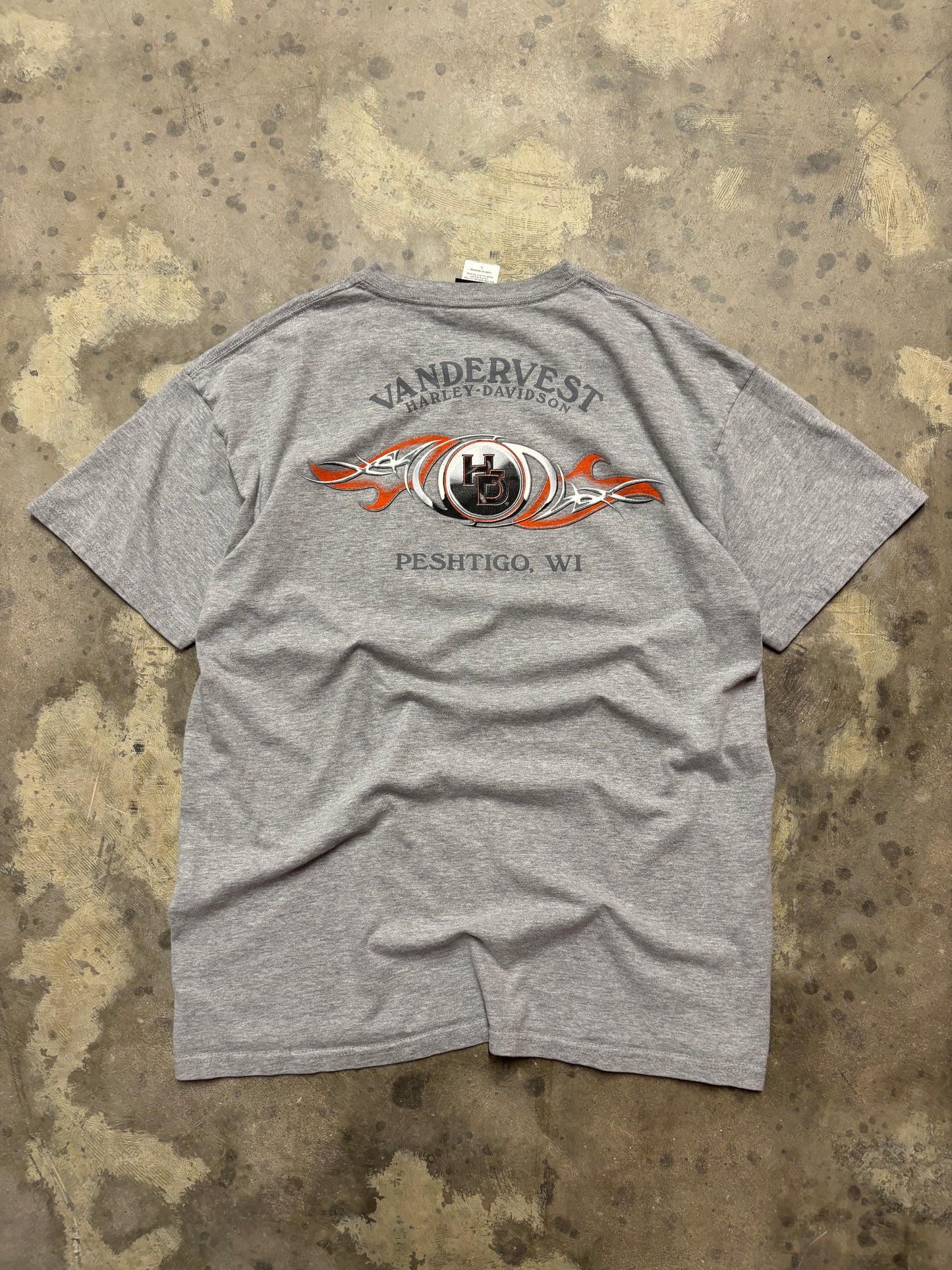 Vintage Harley Davidson boneless spiderweb shirt size large