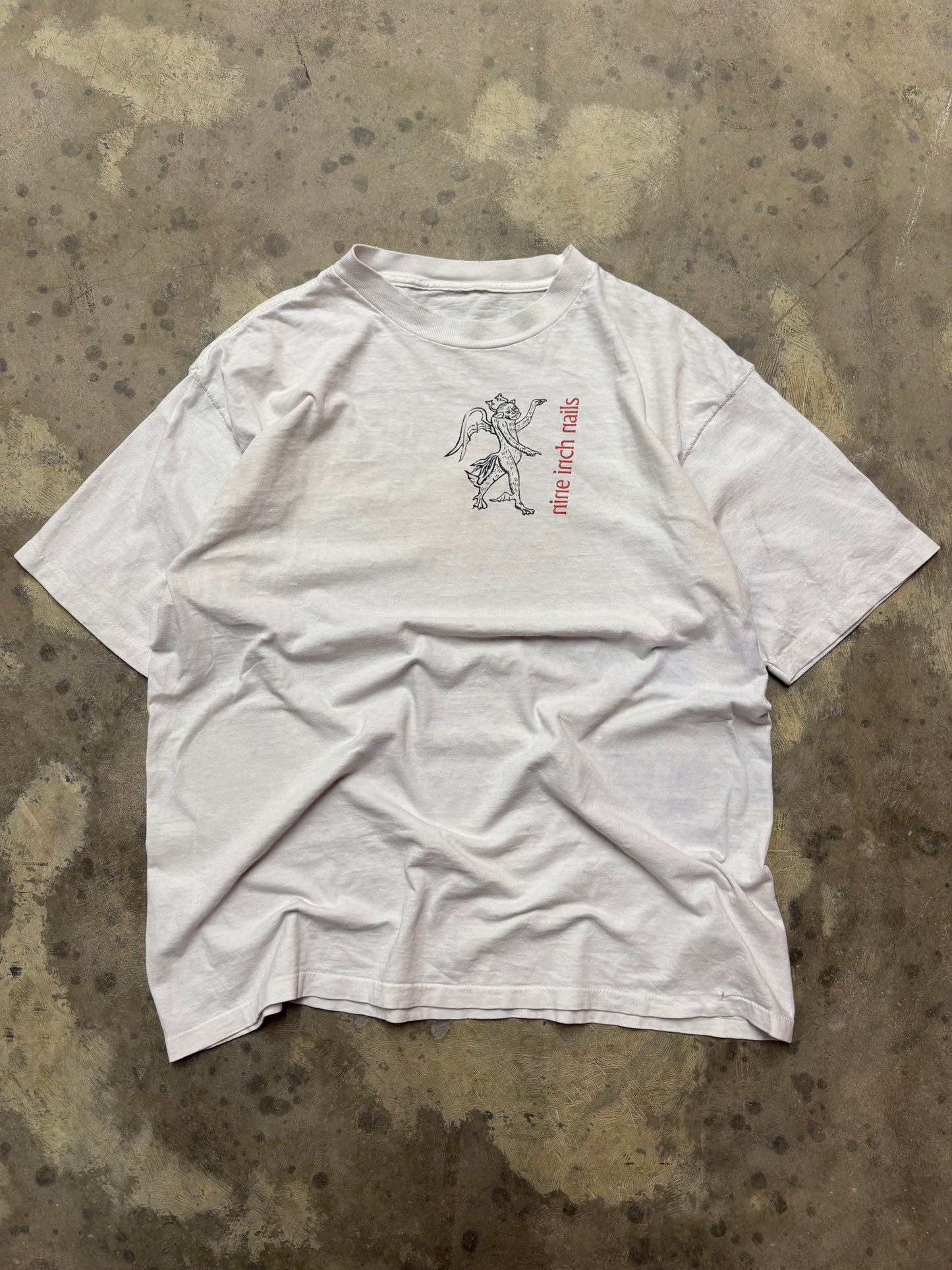 Vintage Nine Inch Nails Devil Monkey shirt size xl no
