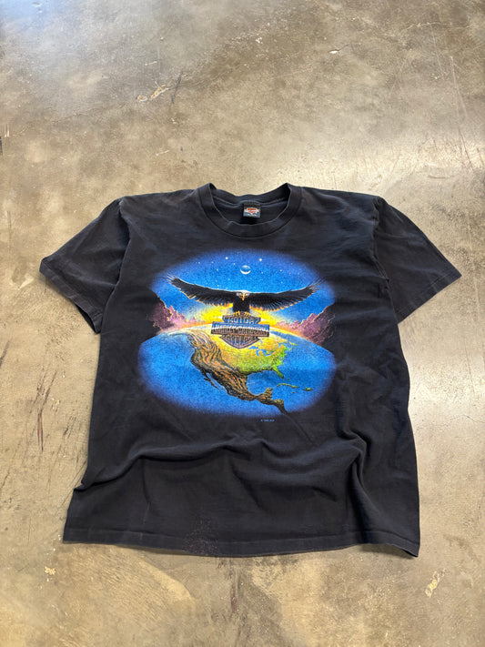 Vintage Harley Davidson Global Eagle shirt size XL