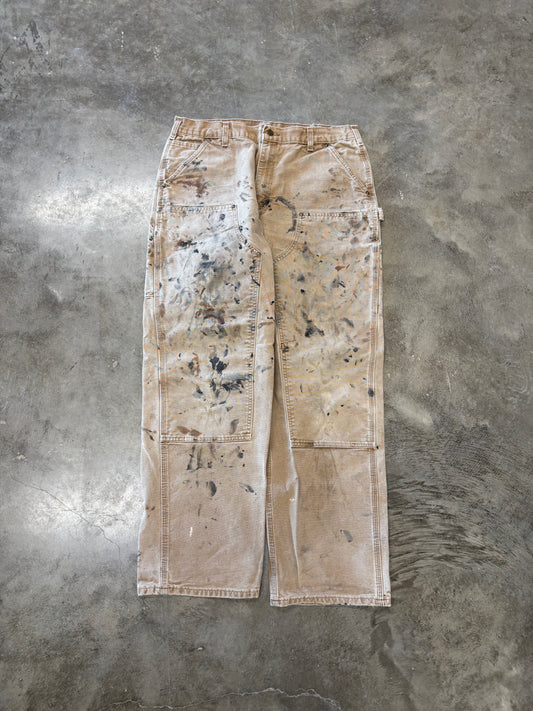 Carhartt tan painter double knees 35 by 29