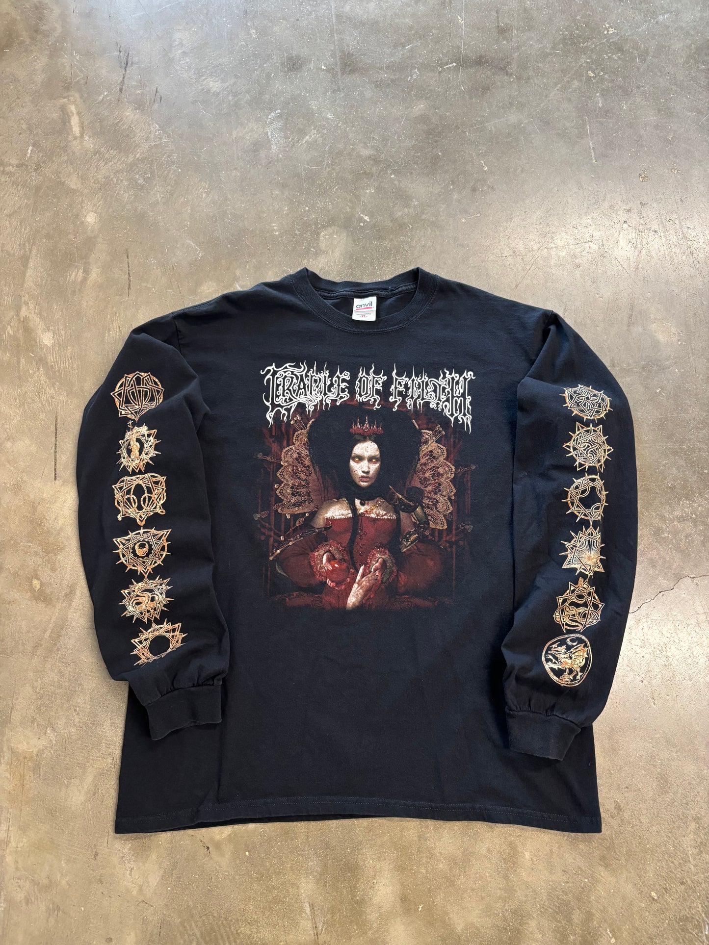 Vintage Cradle of Filth long sleeve size XL