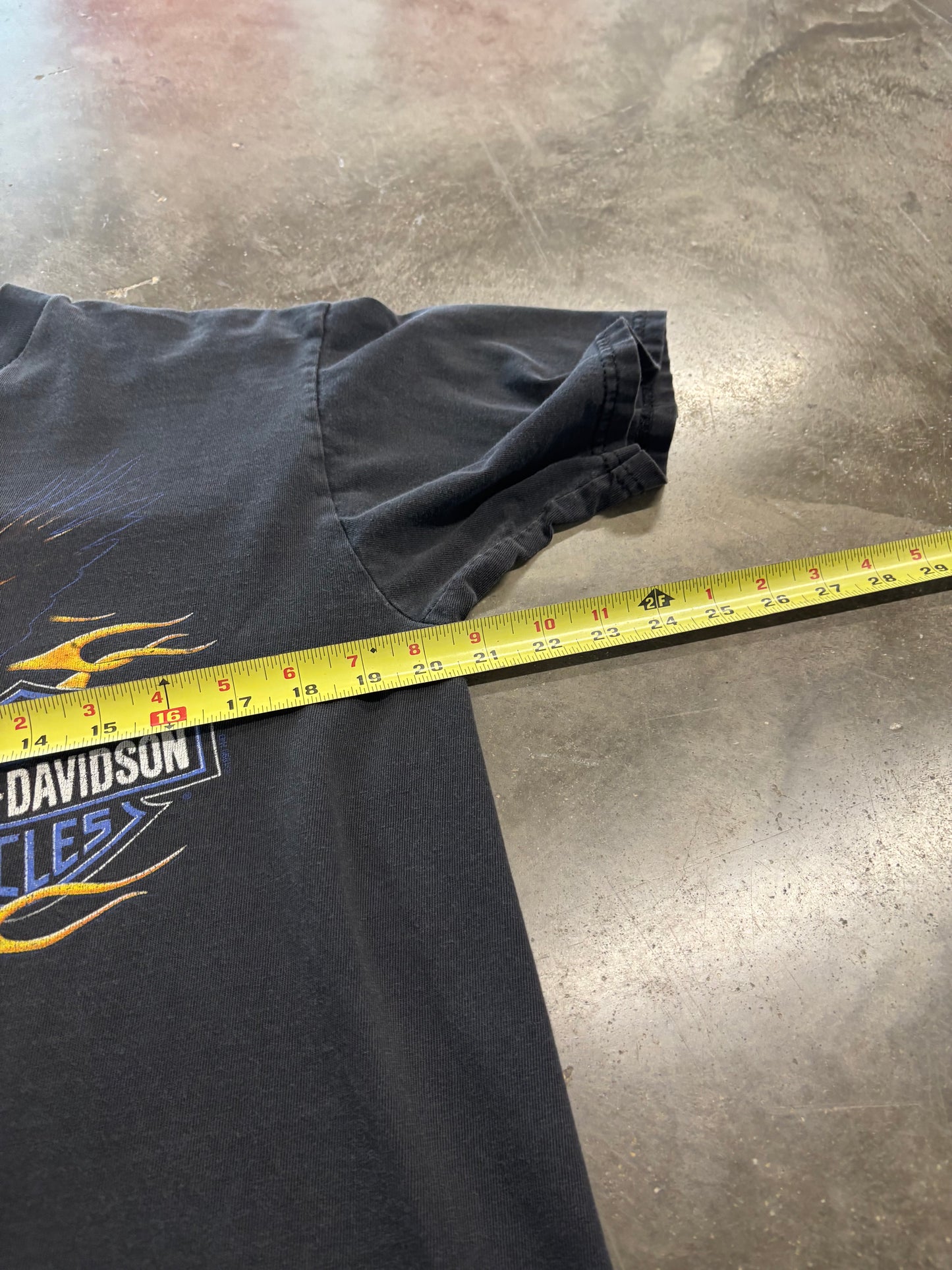 Vintage Harley Davidson Flaming Eagle shirt size large