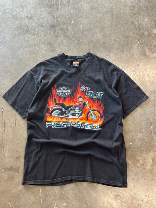 Vintage Harley Davidson one hot piece of steel shirt size xl