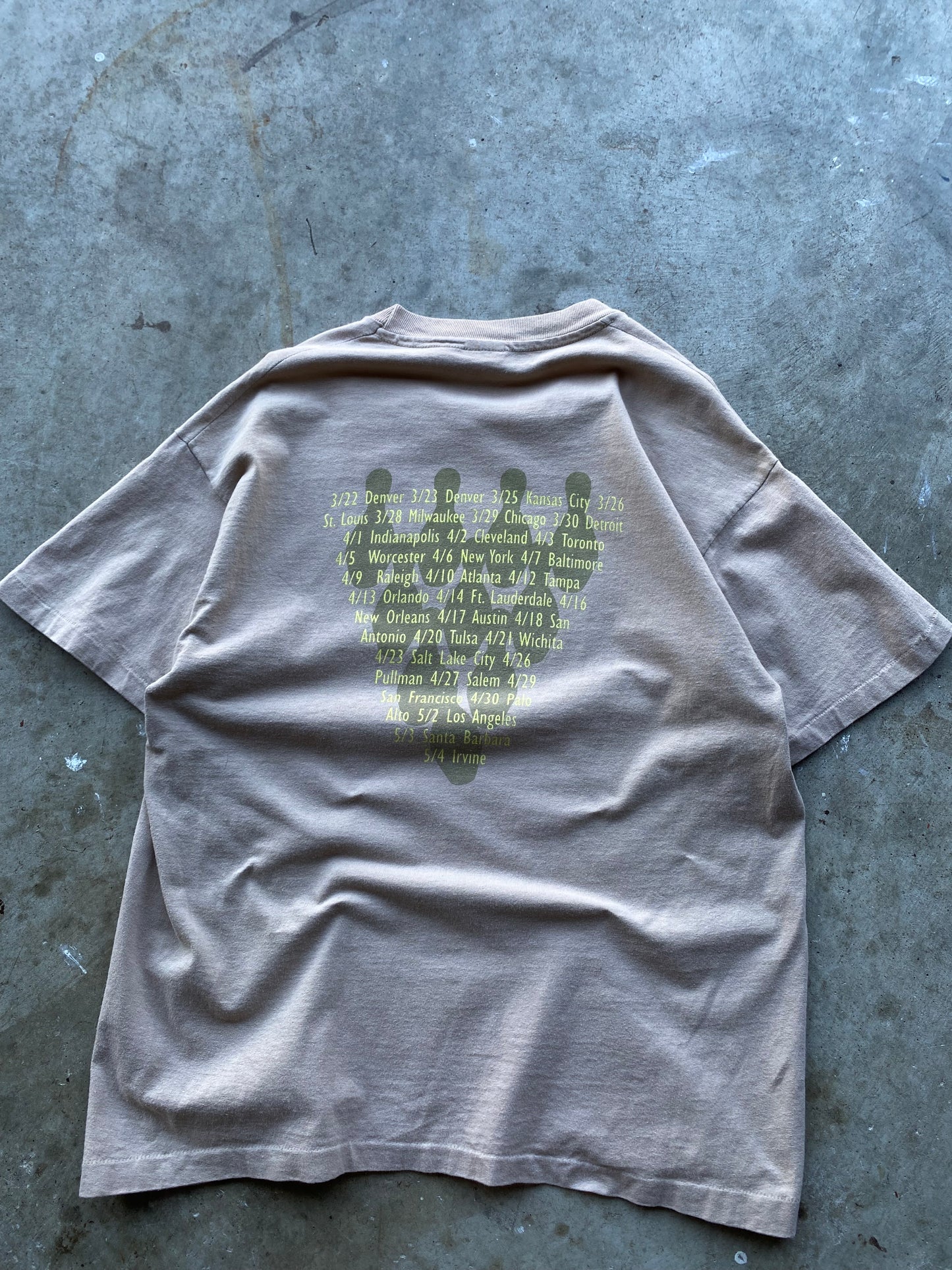 Vintage Foo Fighters Bowling pins shirt size extra large