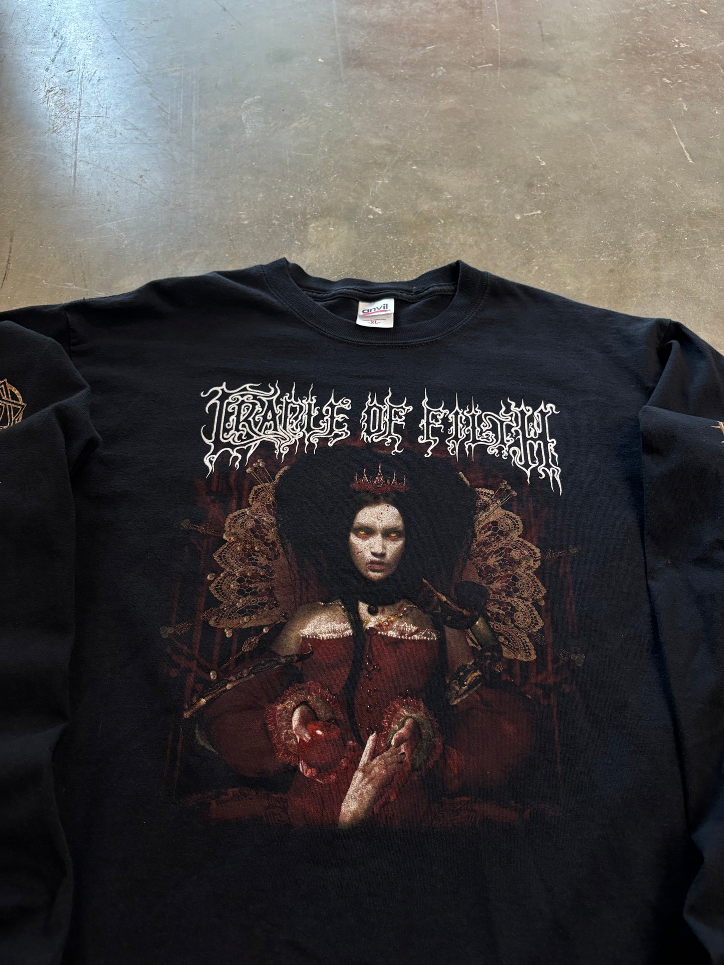 Vintage Cradle of Filth long sleeve size XL
