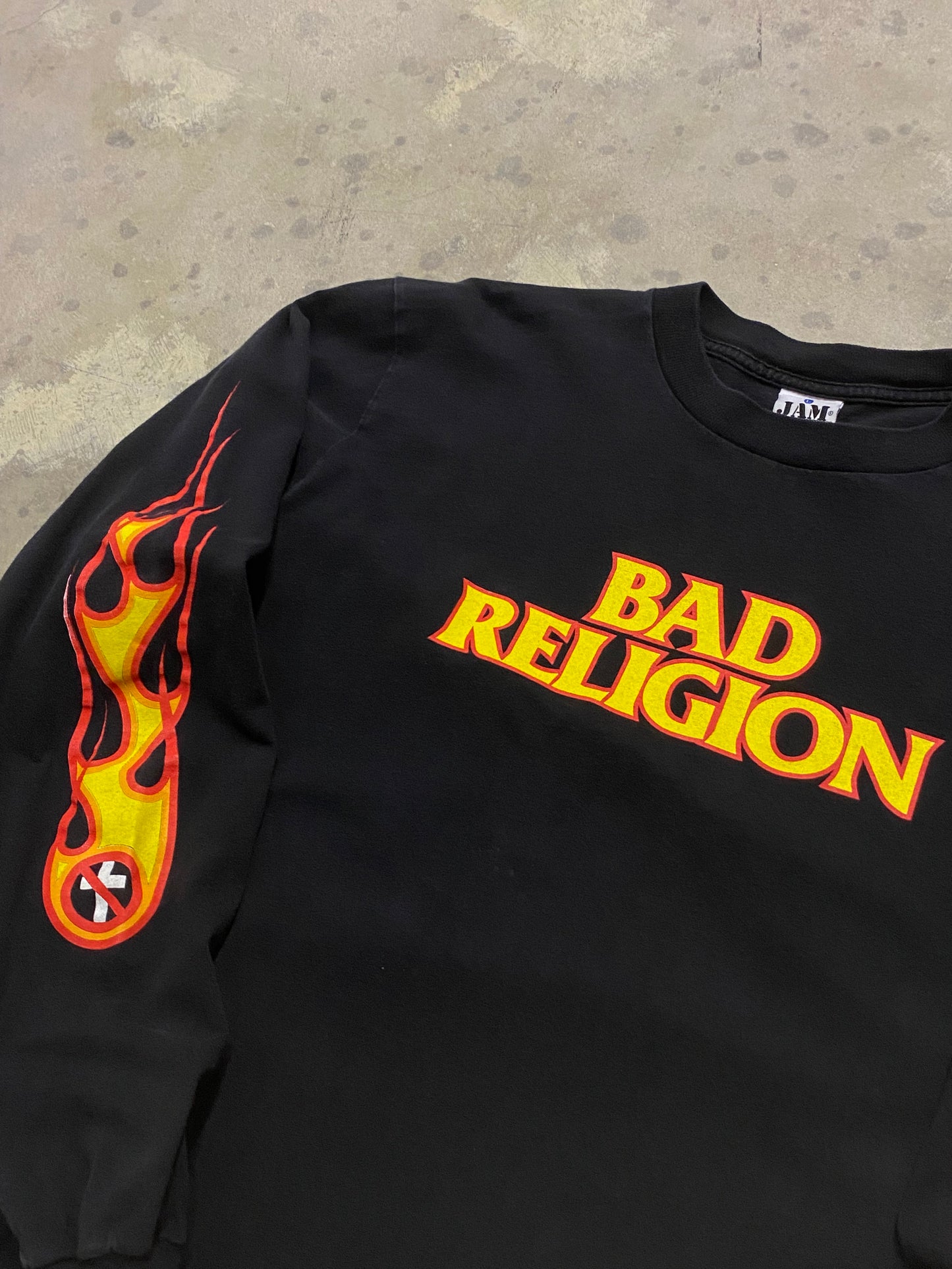 Vintage Bad Religion Flame Long sleeve size large