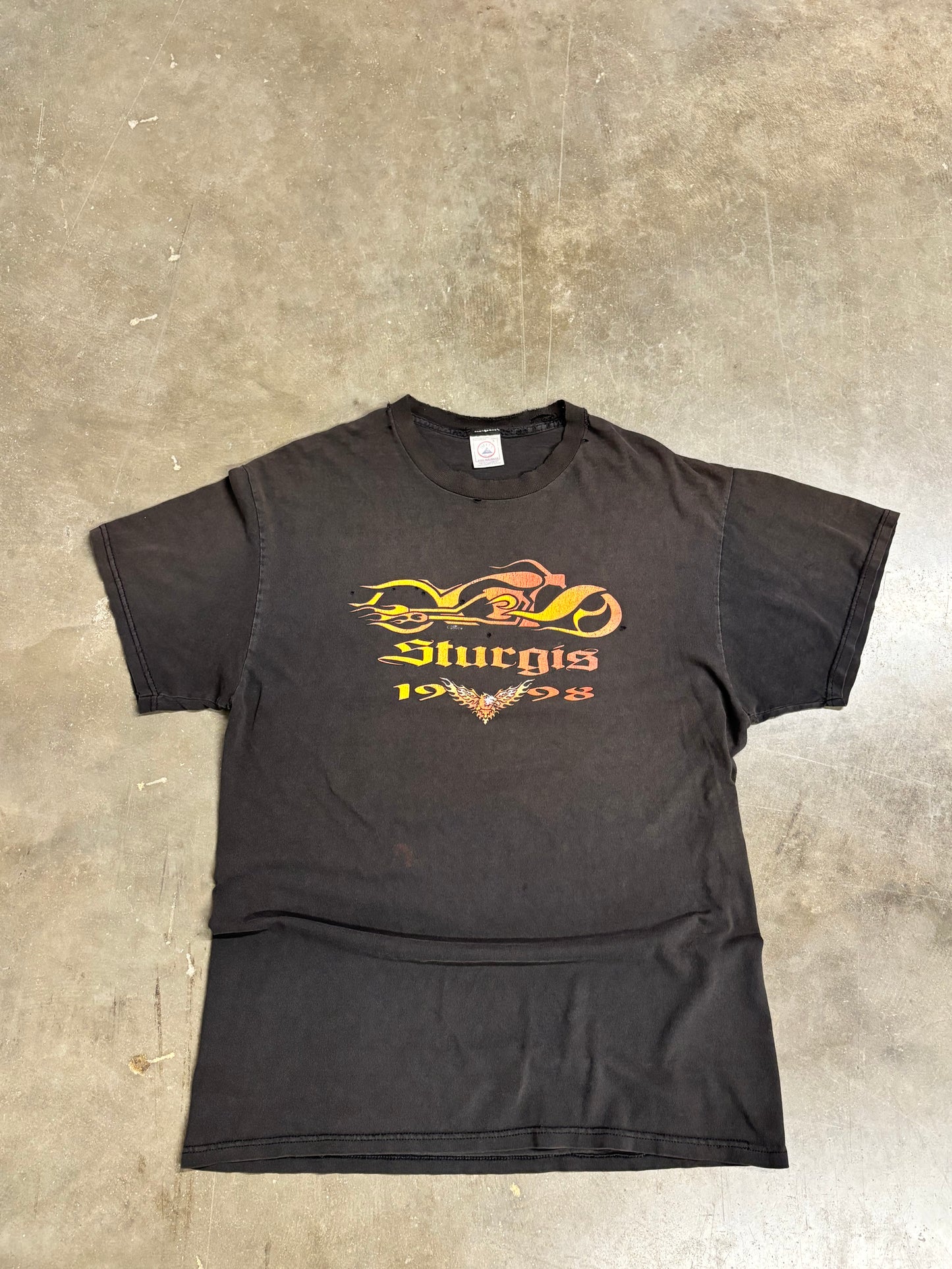 Vintage Thrashed Sturgisbiker shirt size large