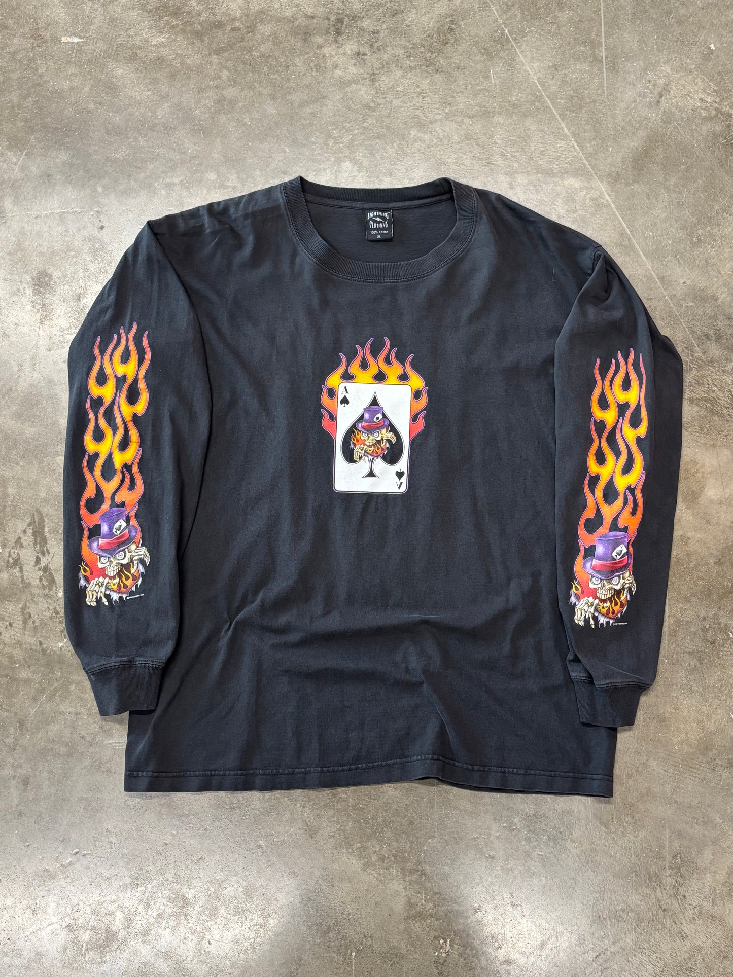 Vintage Bike Week Poker long sleeve size xl
