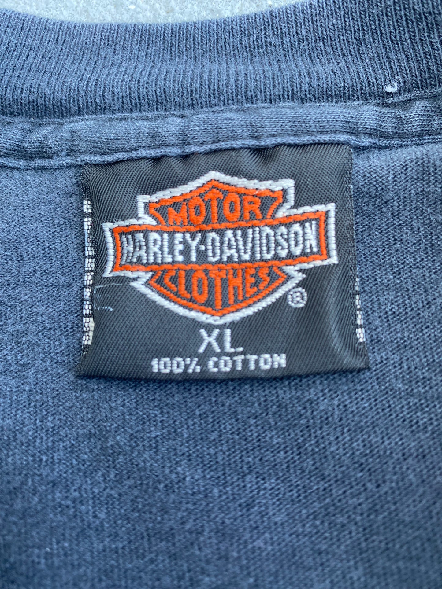 Vintage 1992 Harley Davidson Flame  shirt size XL