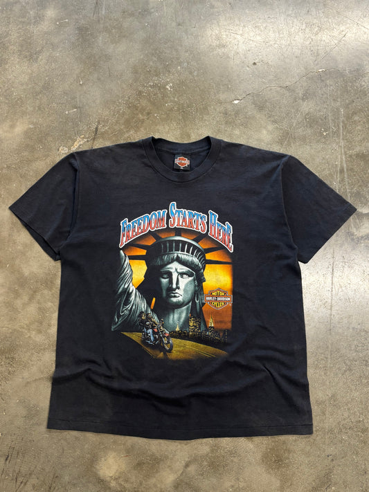 Vintage Harley Davidson New York Statue of Liberty shirt size XL