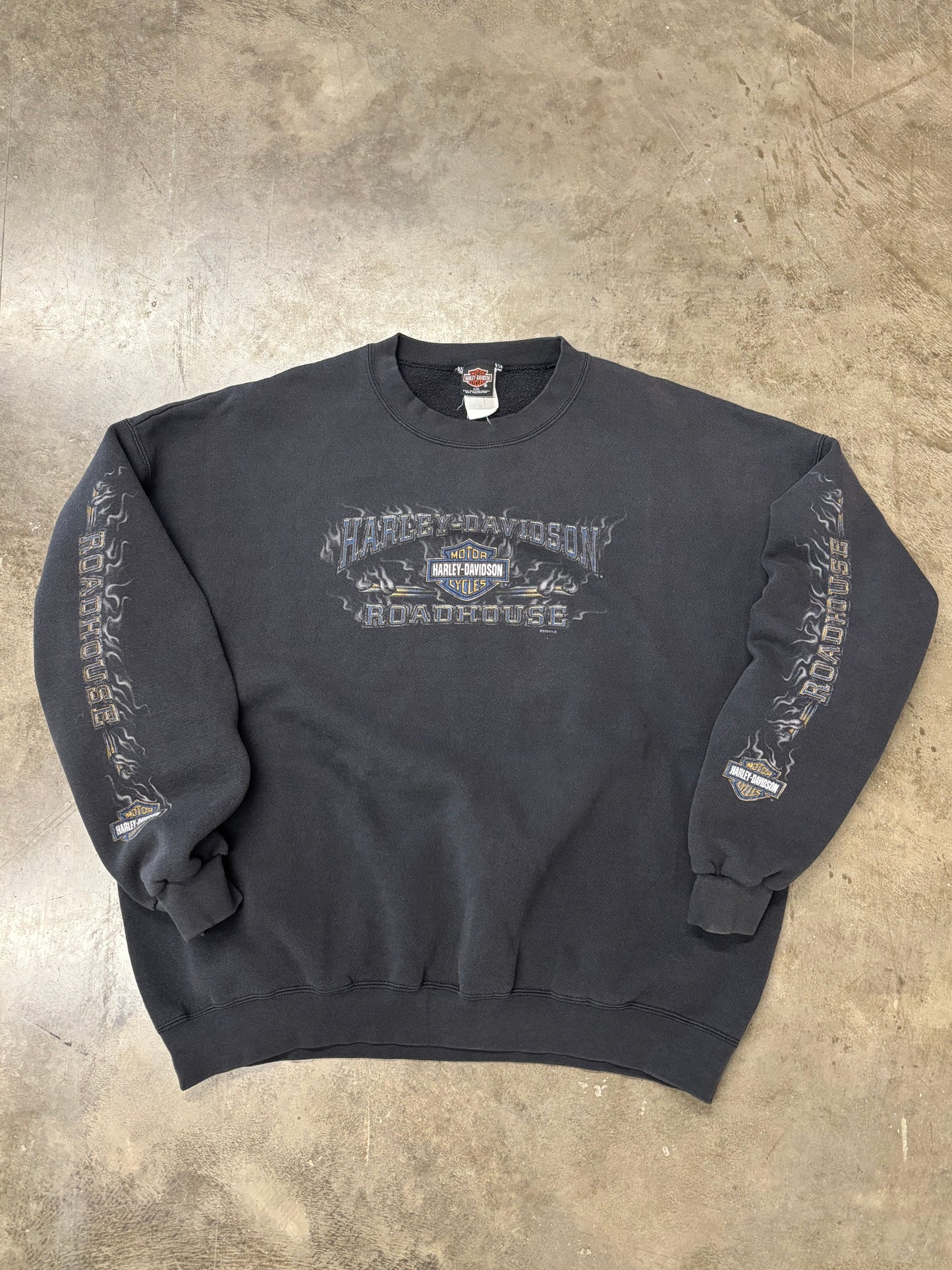Vintage Harley Davidson Roadhouse sweatshirt size xxl