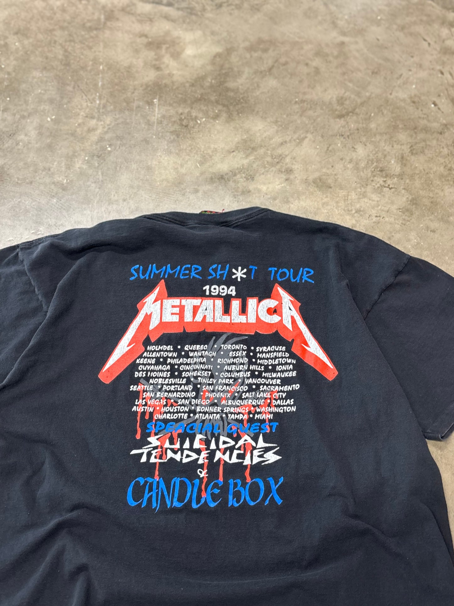 Vintage Metallica Summer Tour shirt size xxl