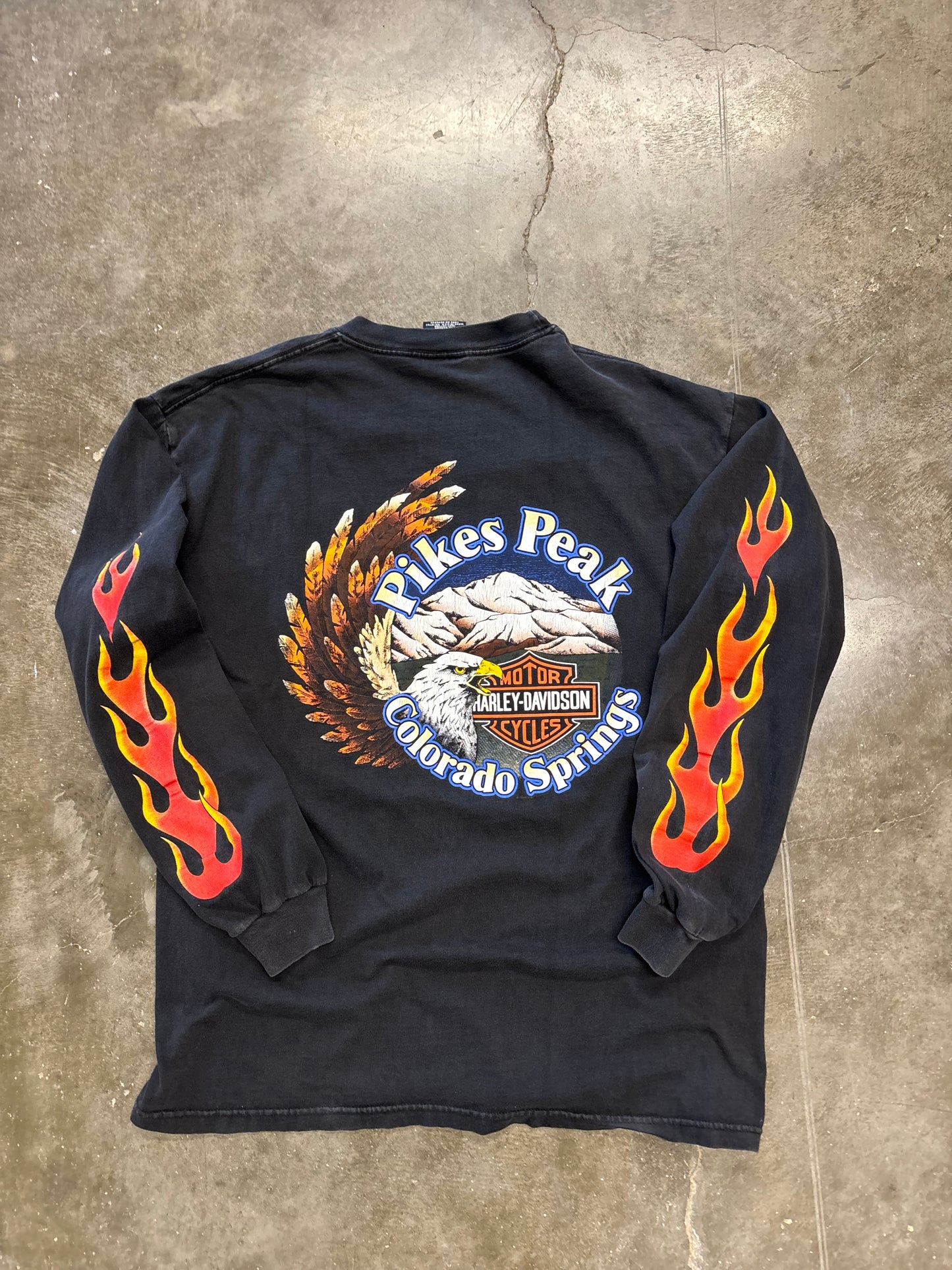 Vintage Harley Davidson Navsclone long sleeve size large