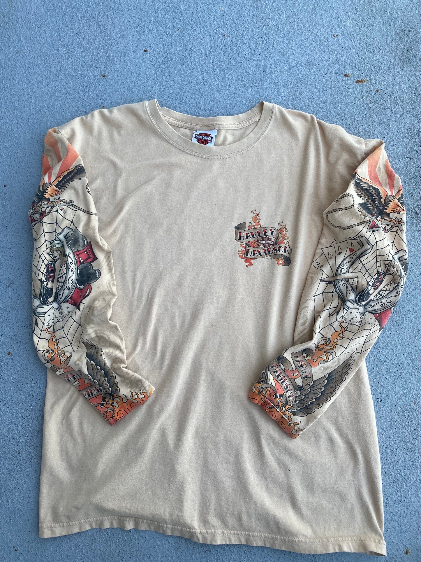 SIZE XL Harley Tattoo long sleeve shirt size XL Size XL Size XL