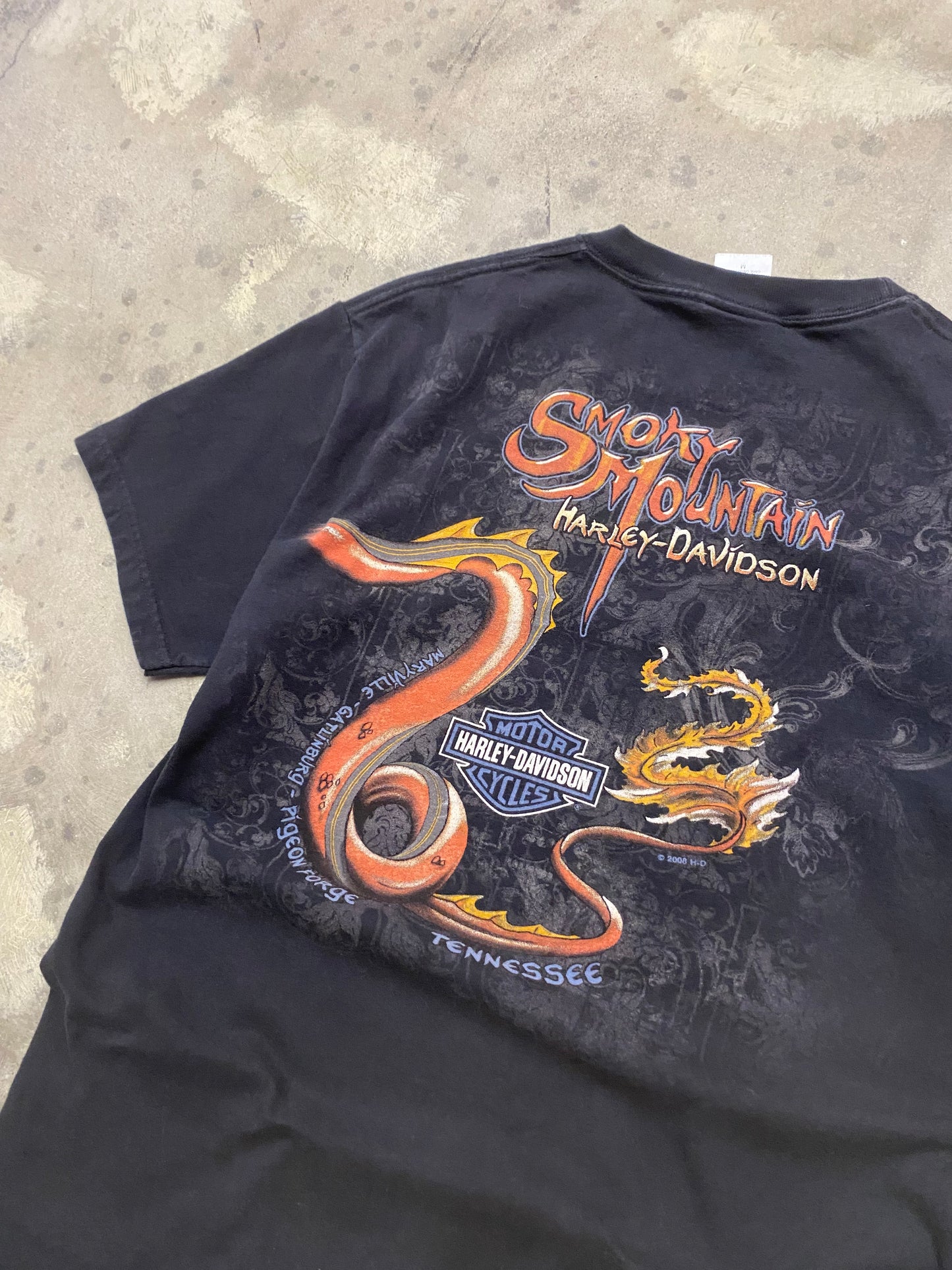 Harley Davidson Smoky mountain shirt size medium