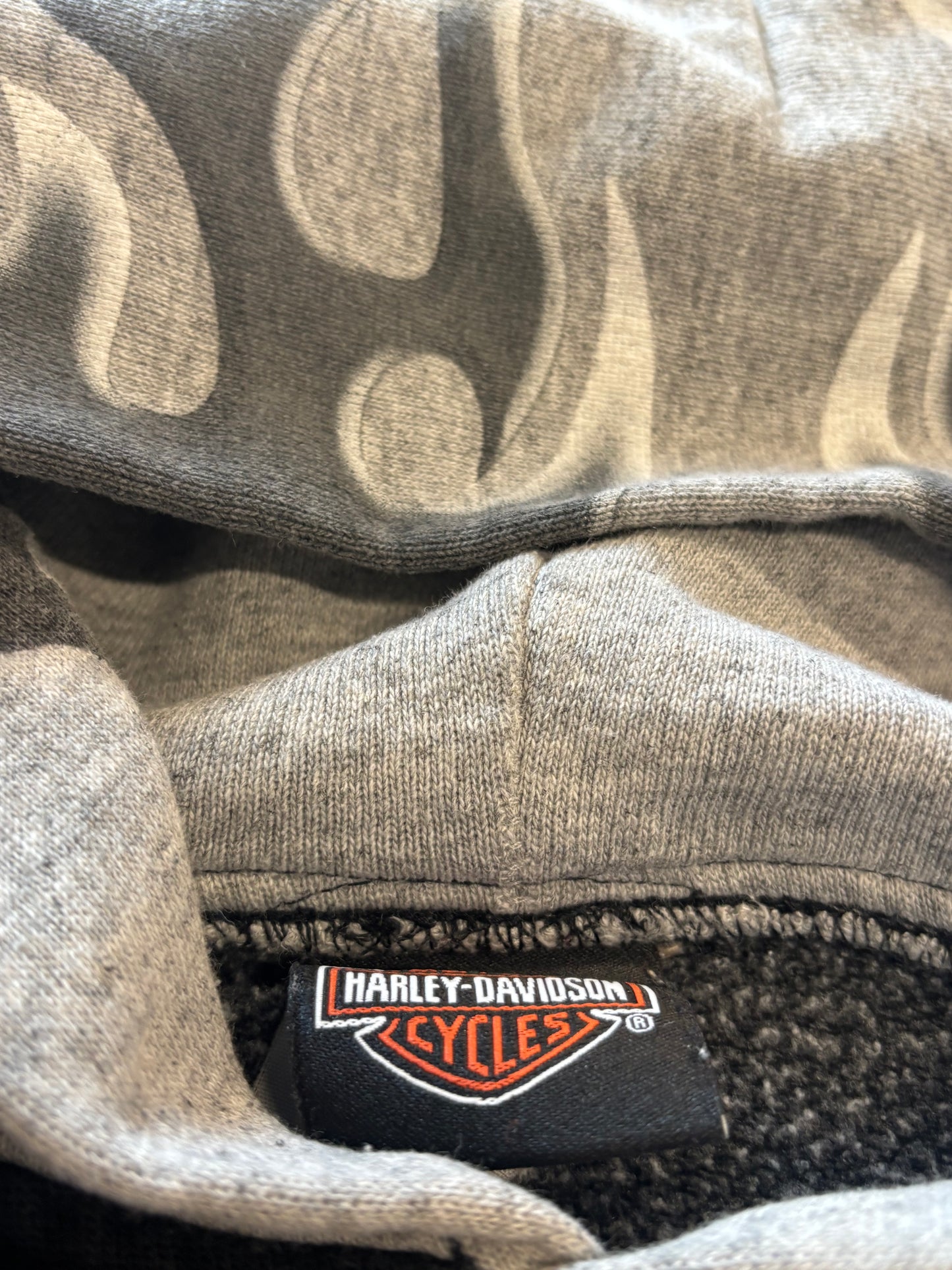 Vintage Harley Davidson Flame hoodie size xl