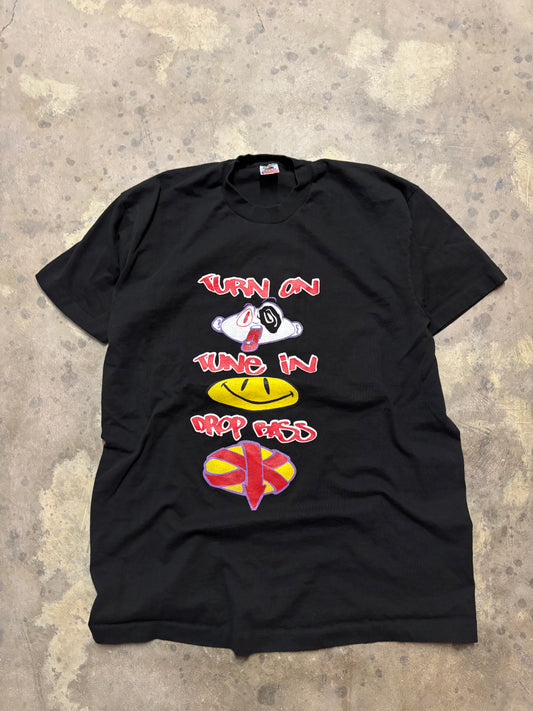 Vintage EDM bass shirt size XL