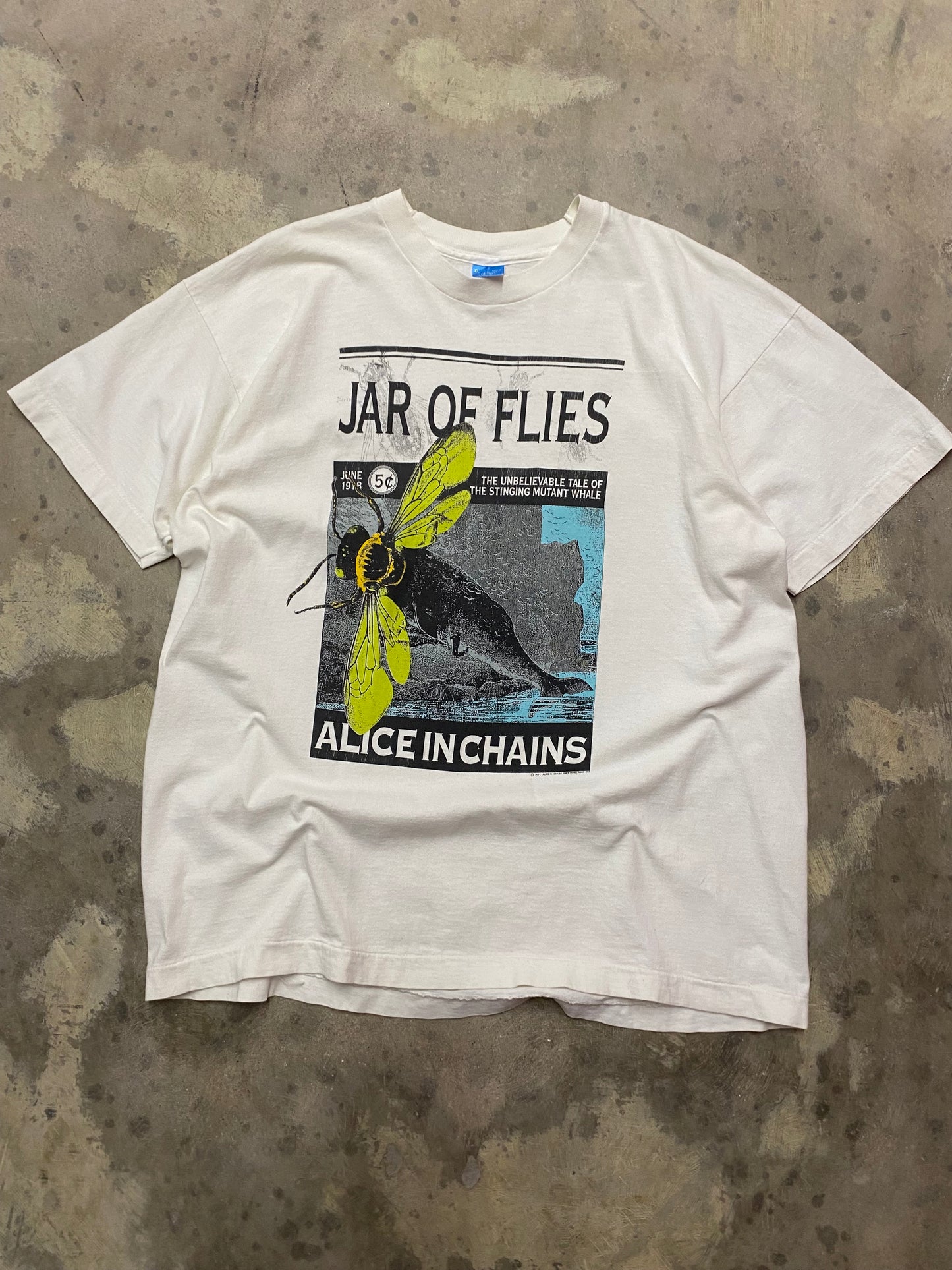 Vintage Alice In Chains jar of flies shirt size XL
