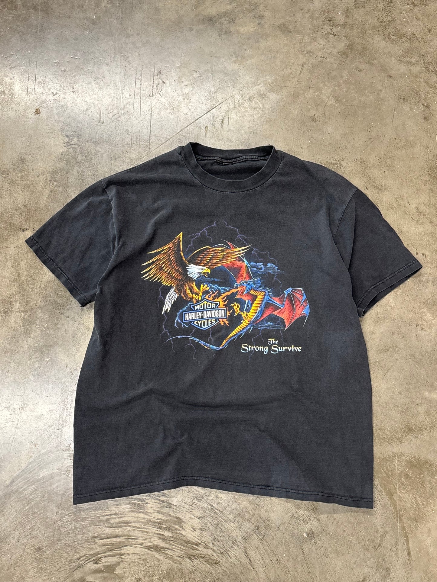 Vintage Harley The strong survive shirt size extra large