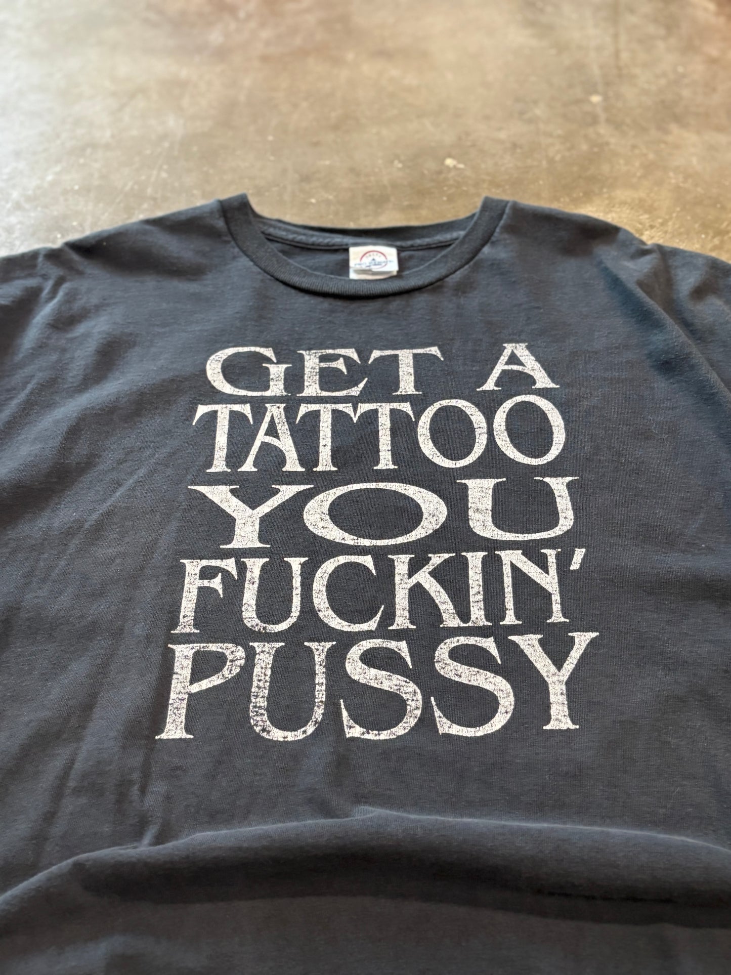Vintage Get a tattoo shirt size xxl