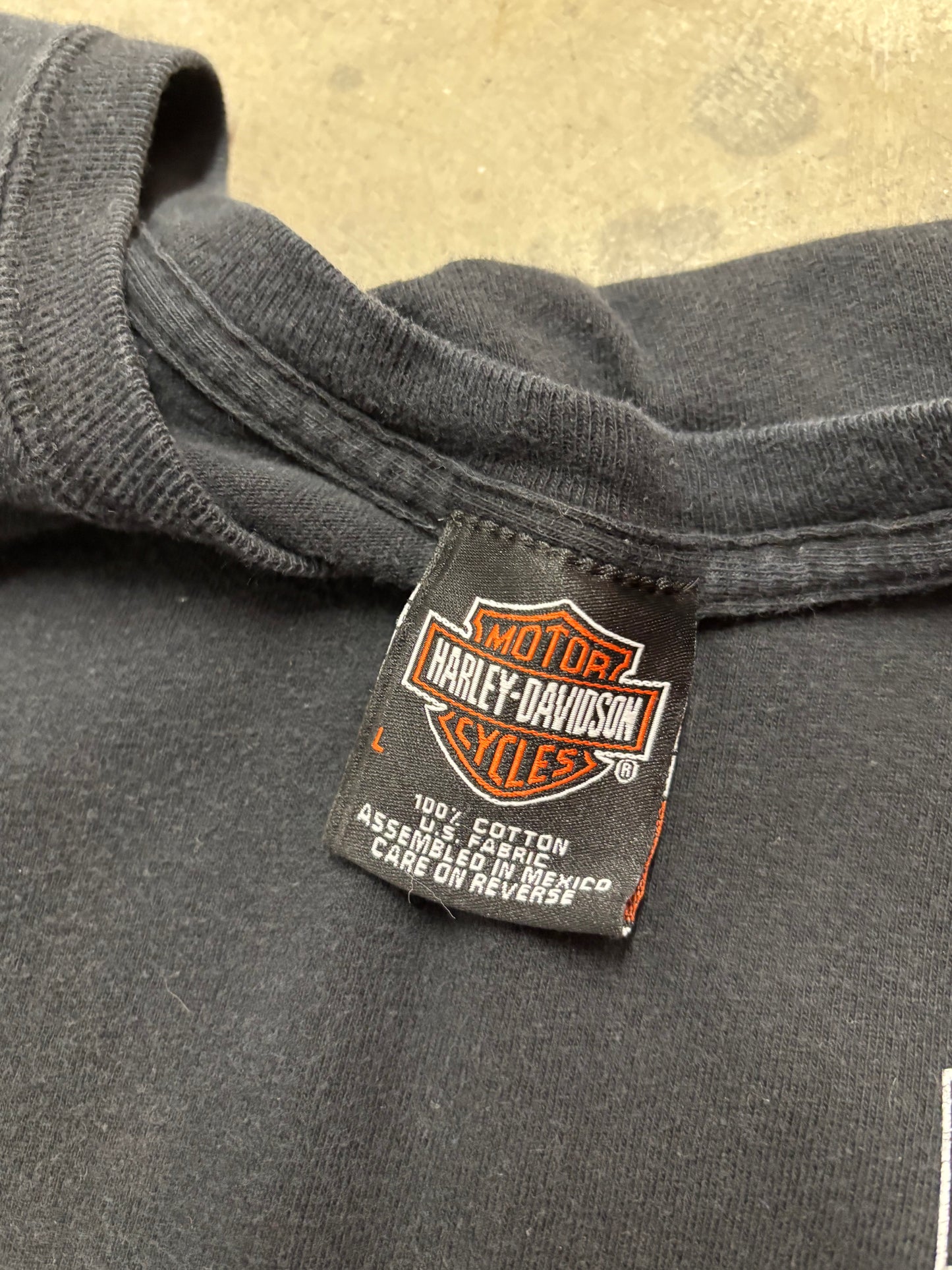 Vintage Harley Davidson NYC long sleeve size large