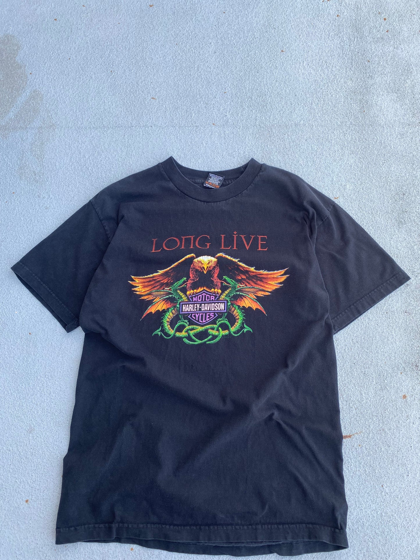 Vintage Harley Davidson Long Live shirt size large
