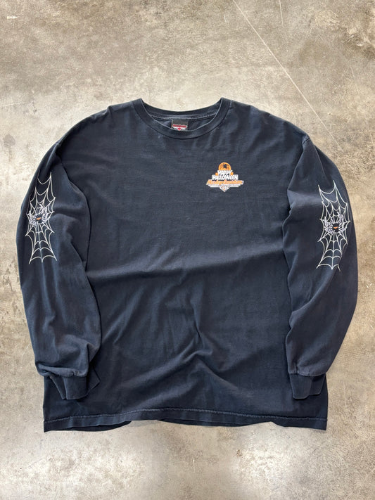 Vintage Harley Davidson XXL Halloween spiderweb shirt size xxl