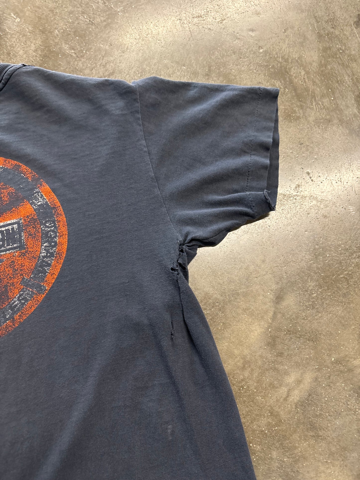 Vintage Early 80’s Harley Davidson Thrashed and Faded Eagle shirt size XL