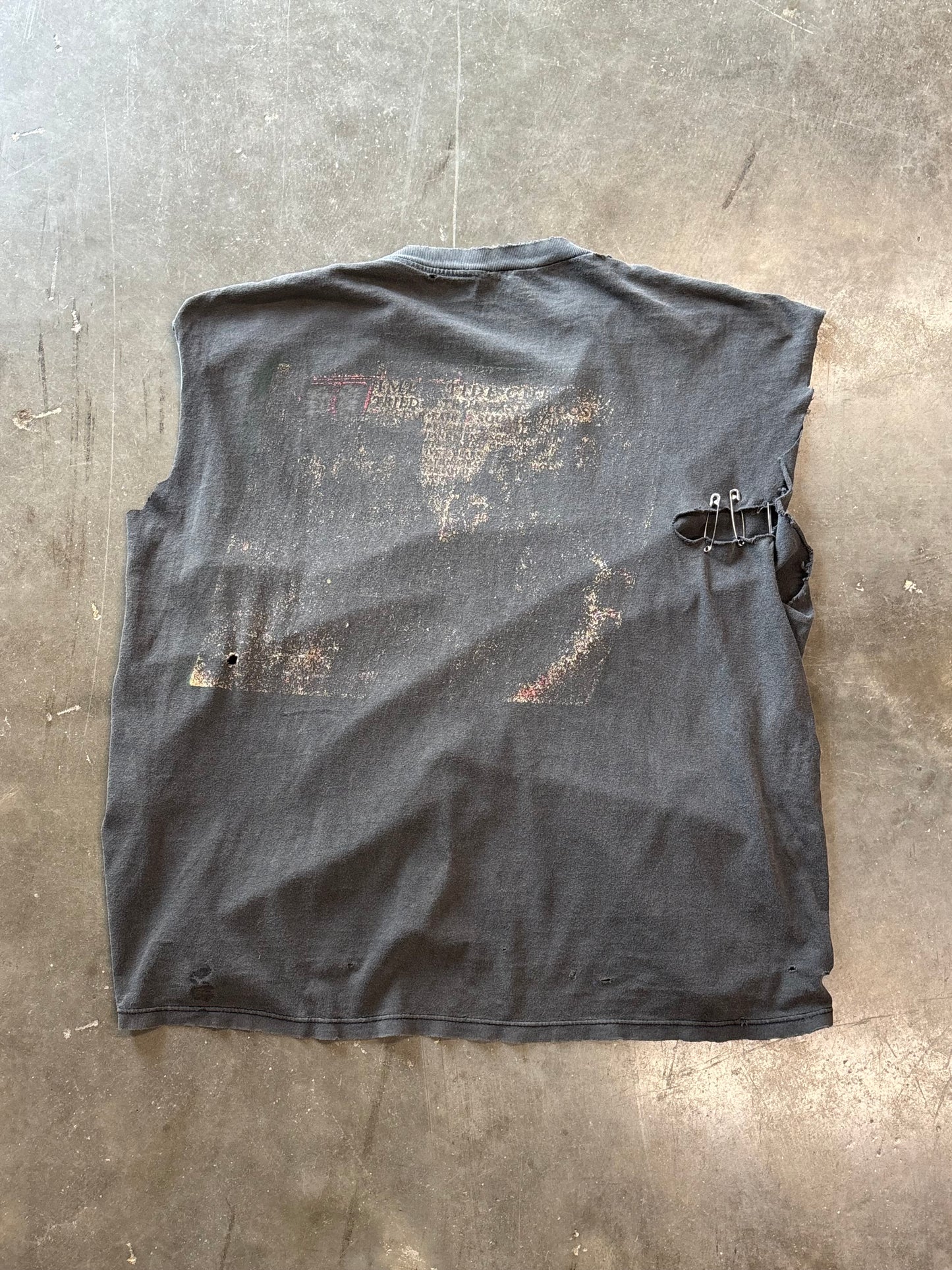 Vintage Rush thrashed chopped shirt size xl