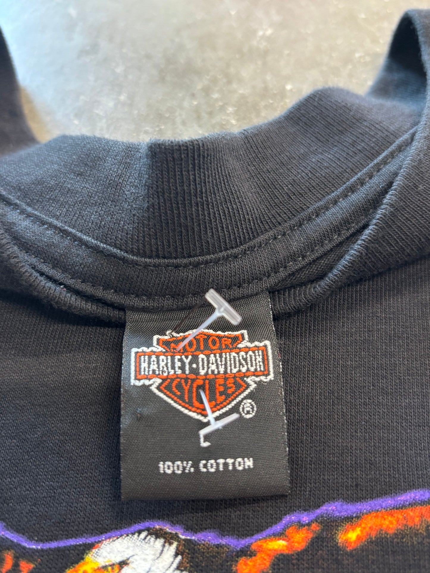 Vintage Harley Davidson Eagle long sleeve size large