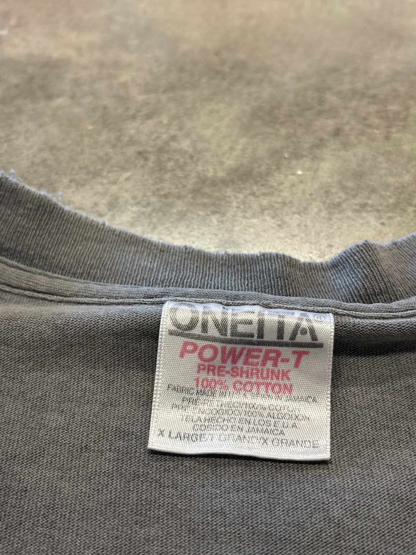 Vintage Smoked and Thrashed Bob Marley shirt size xl