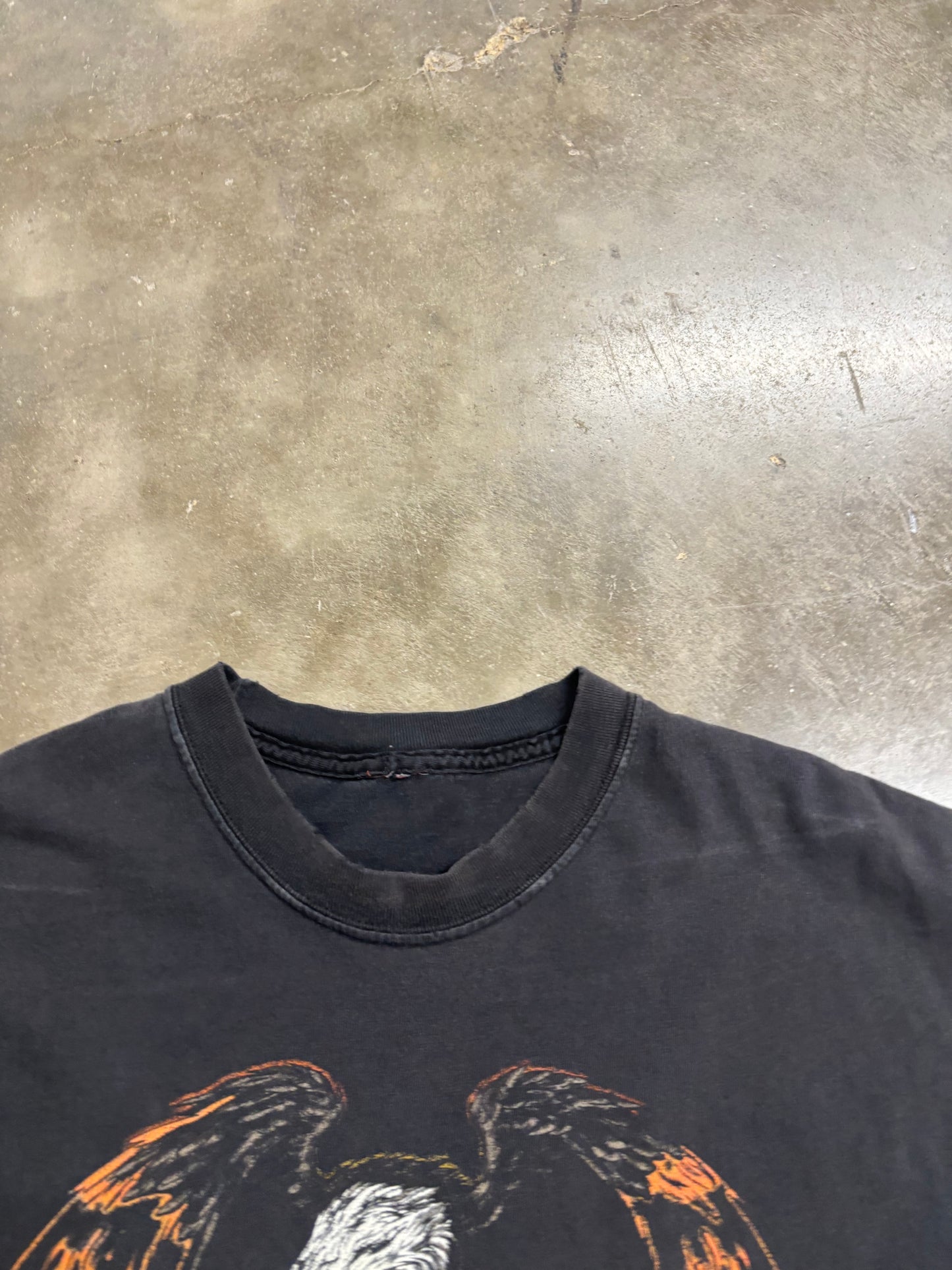 Vintage chopped Eagle shirt size large