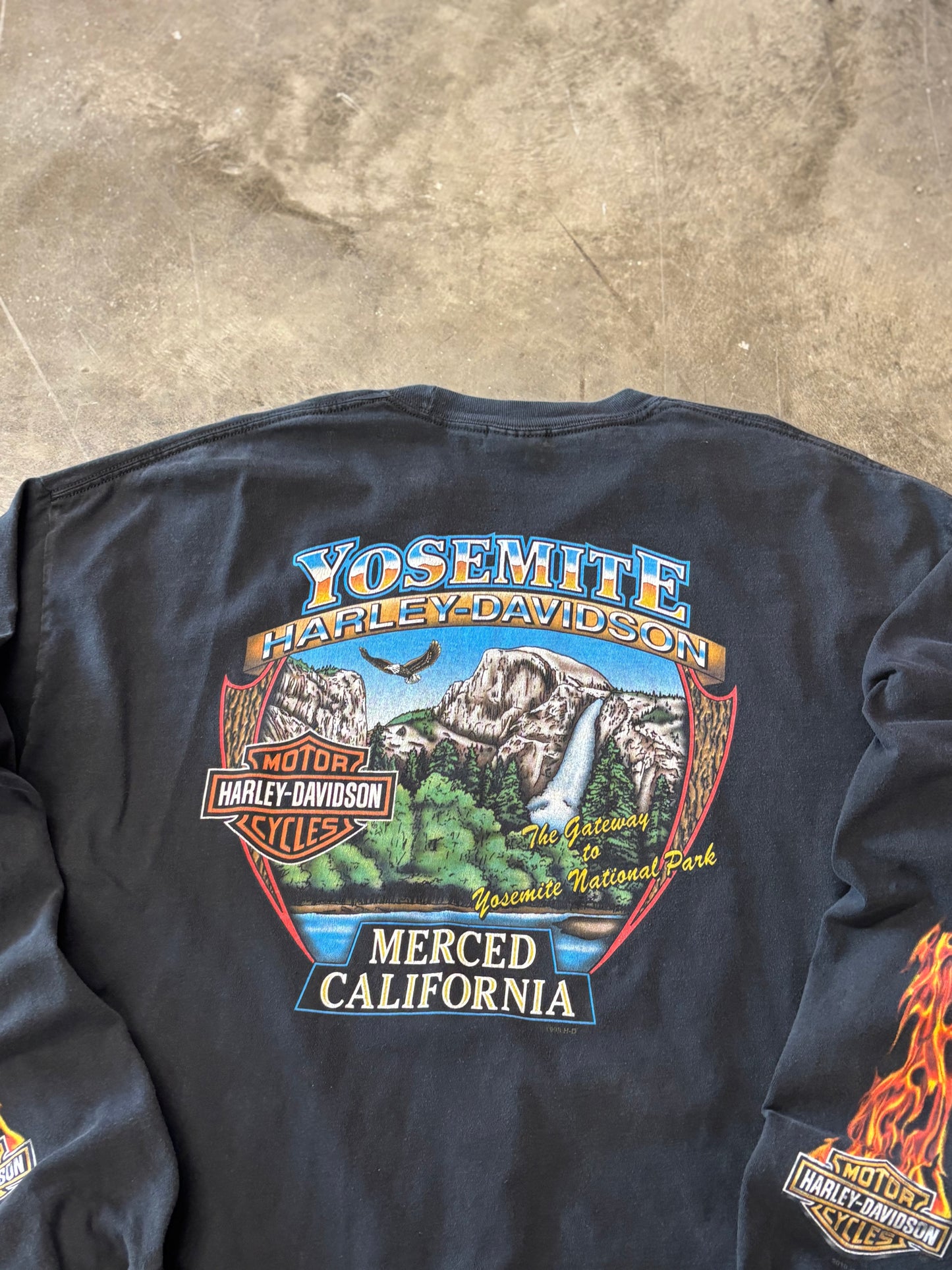 Vintage Harley Davidson jester long sleeve size xxl