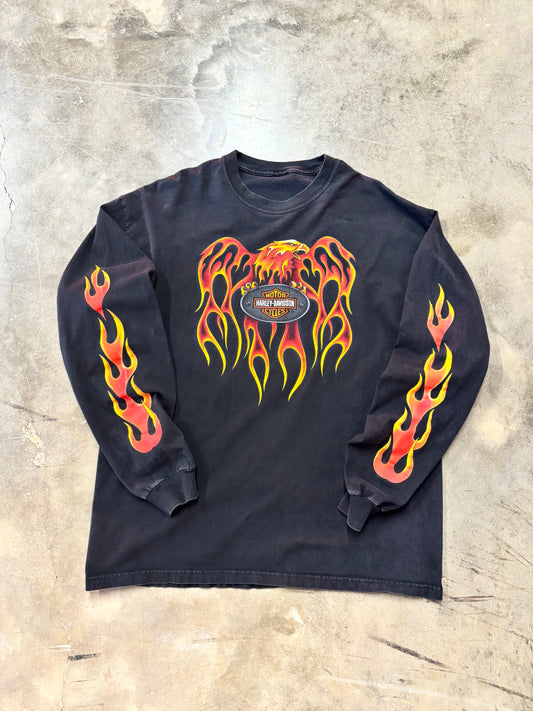 Vintage Harley Davidson Navsclone long sleeve size xl