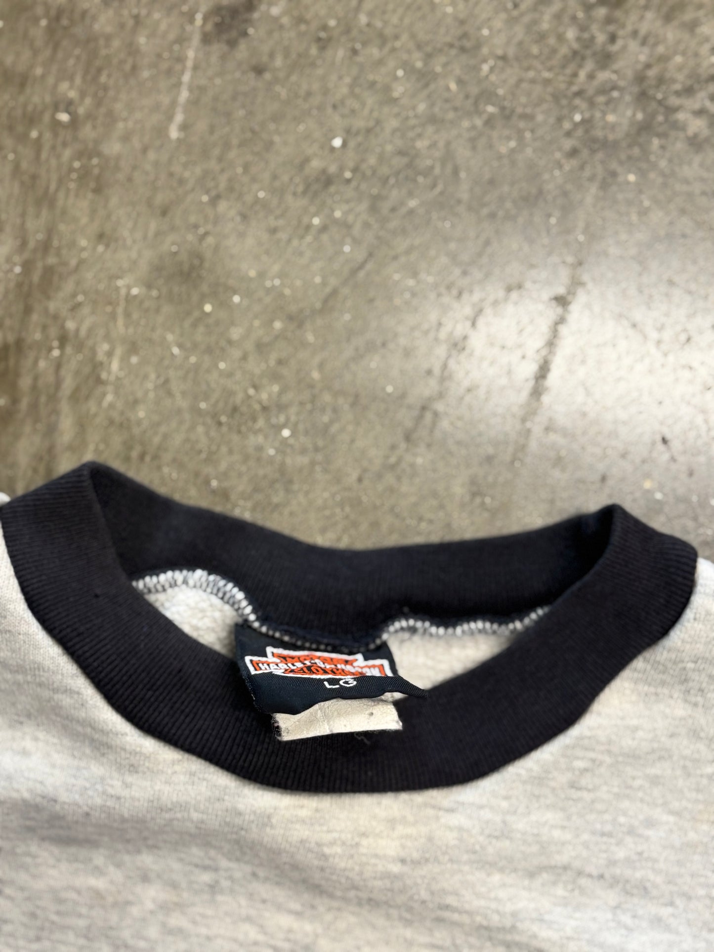 Vintage Harley Davidson Big Shield sweatshirt size large