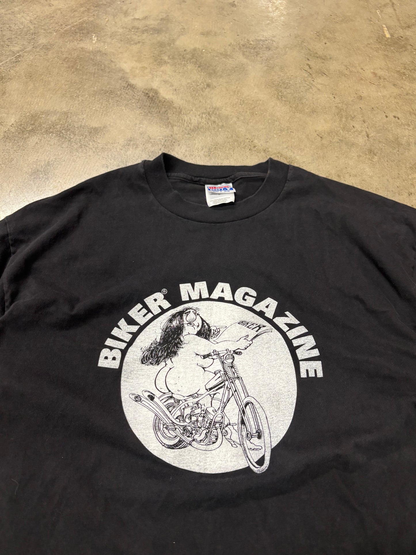 Vintage Biker Magazine lady shirt size