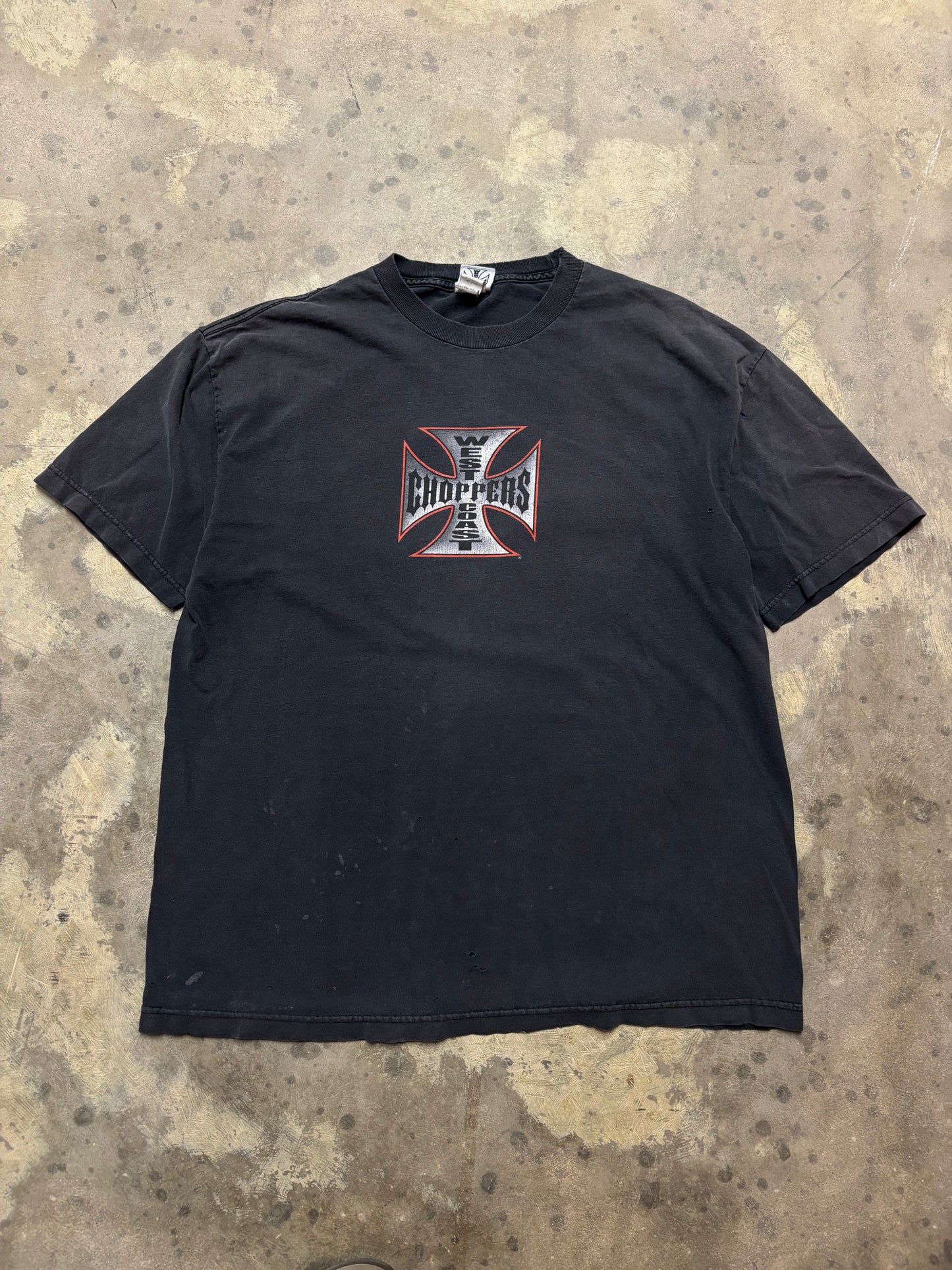 Vintage West Coast Choppers Big Logo shirt size XL