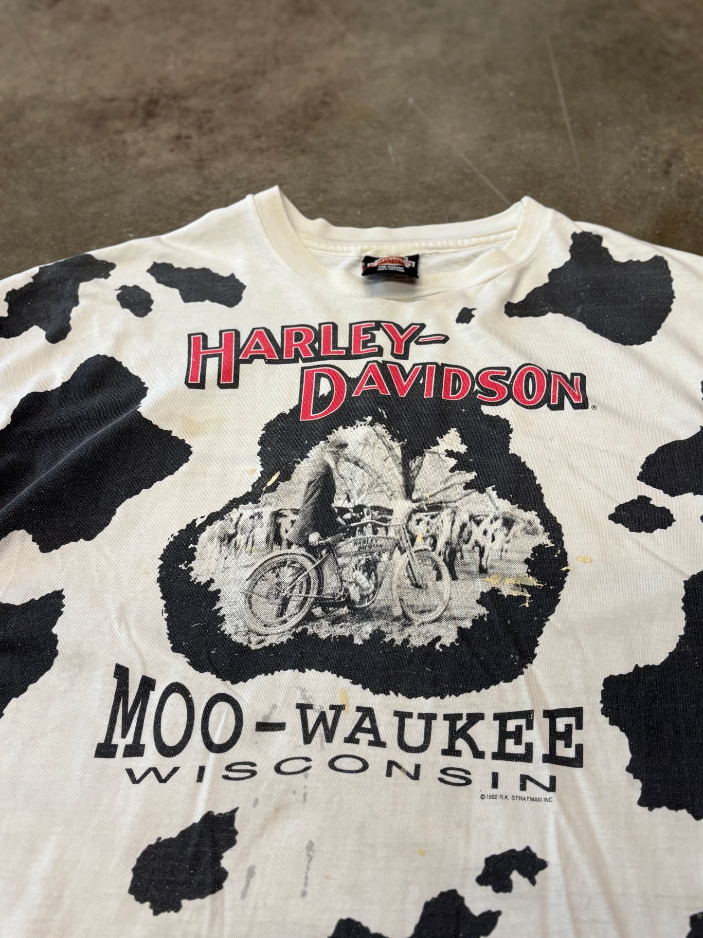 Vintage Harley Davidson mooboy shirt size xl