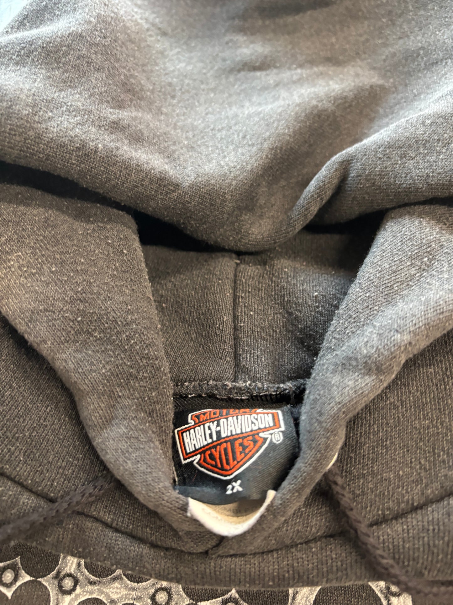 Vintage Harley Davidson Gear Hoodie size XXL