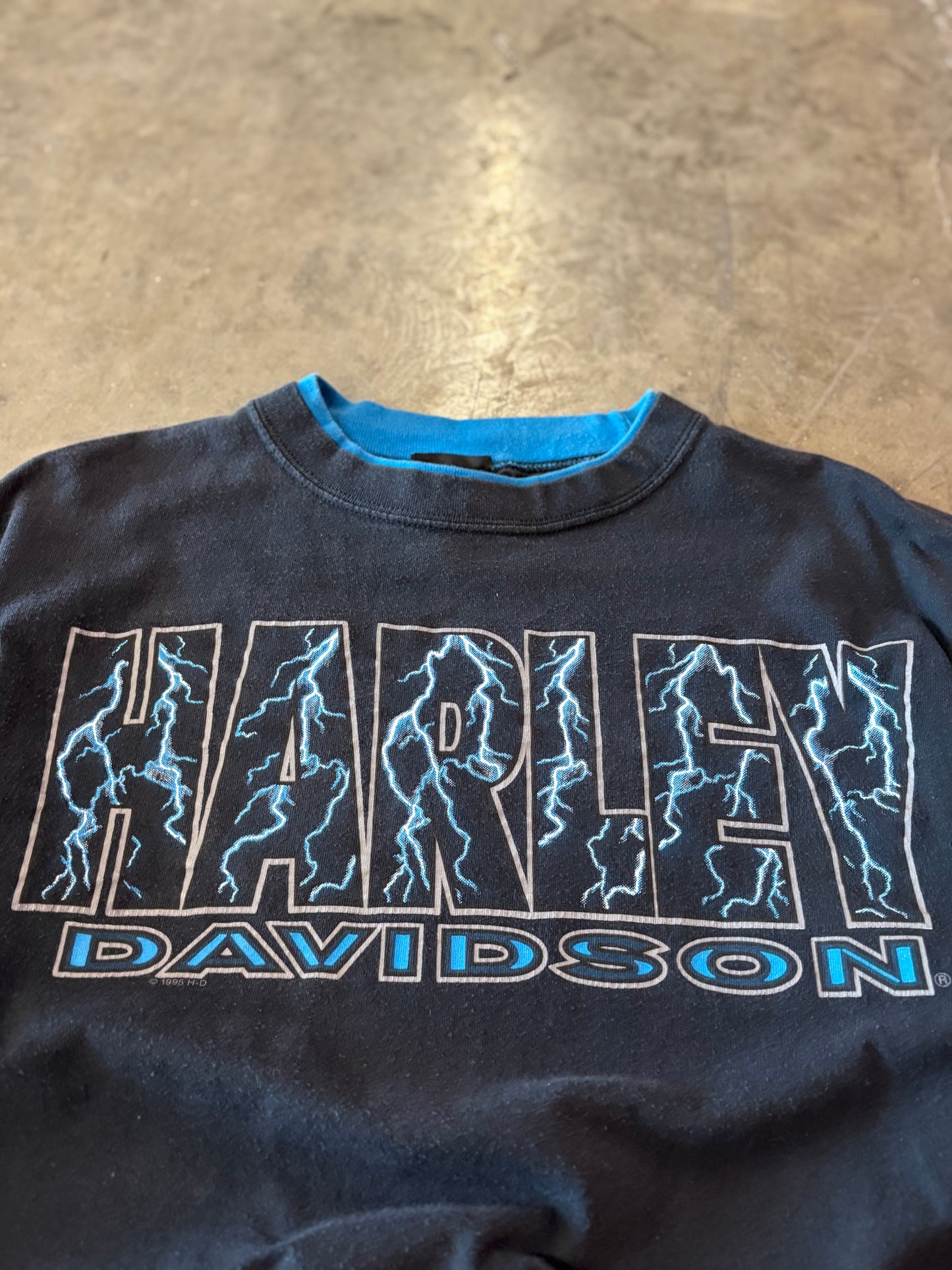 Vintage Harley Davidson Lightning shirt size large
