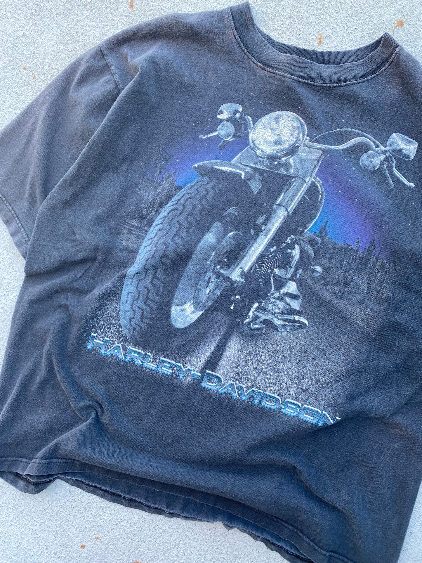 Vintage Harley Big Bike shirt Size XL