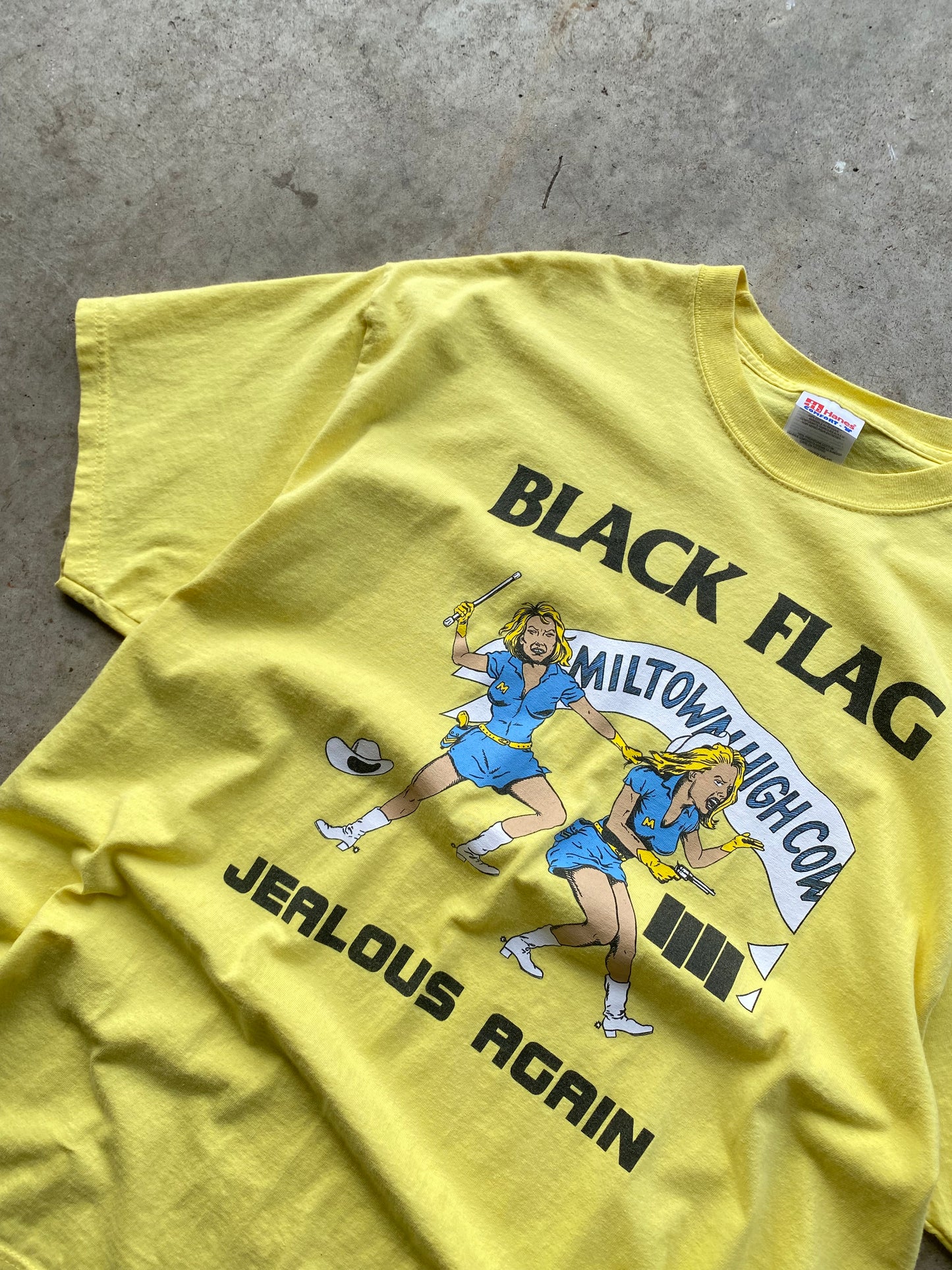 Vintage Black Flag Jealous Again shirt size extra large