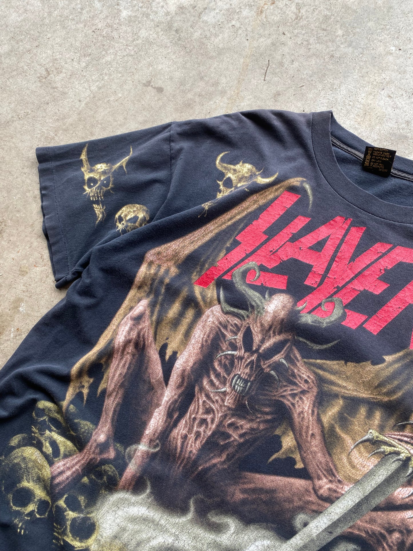 Vintage slayer 1993 AOP shirt size extra large