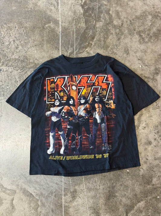 Vintage Kiss Destroys UK shirt