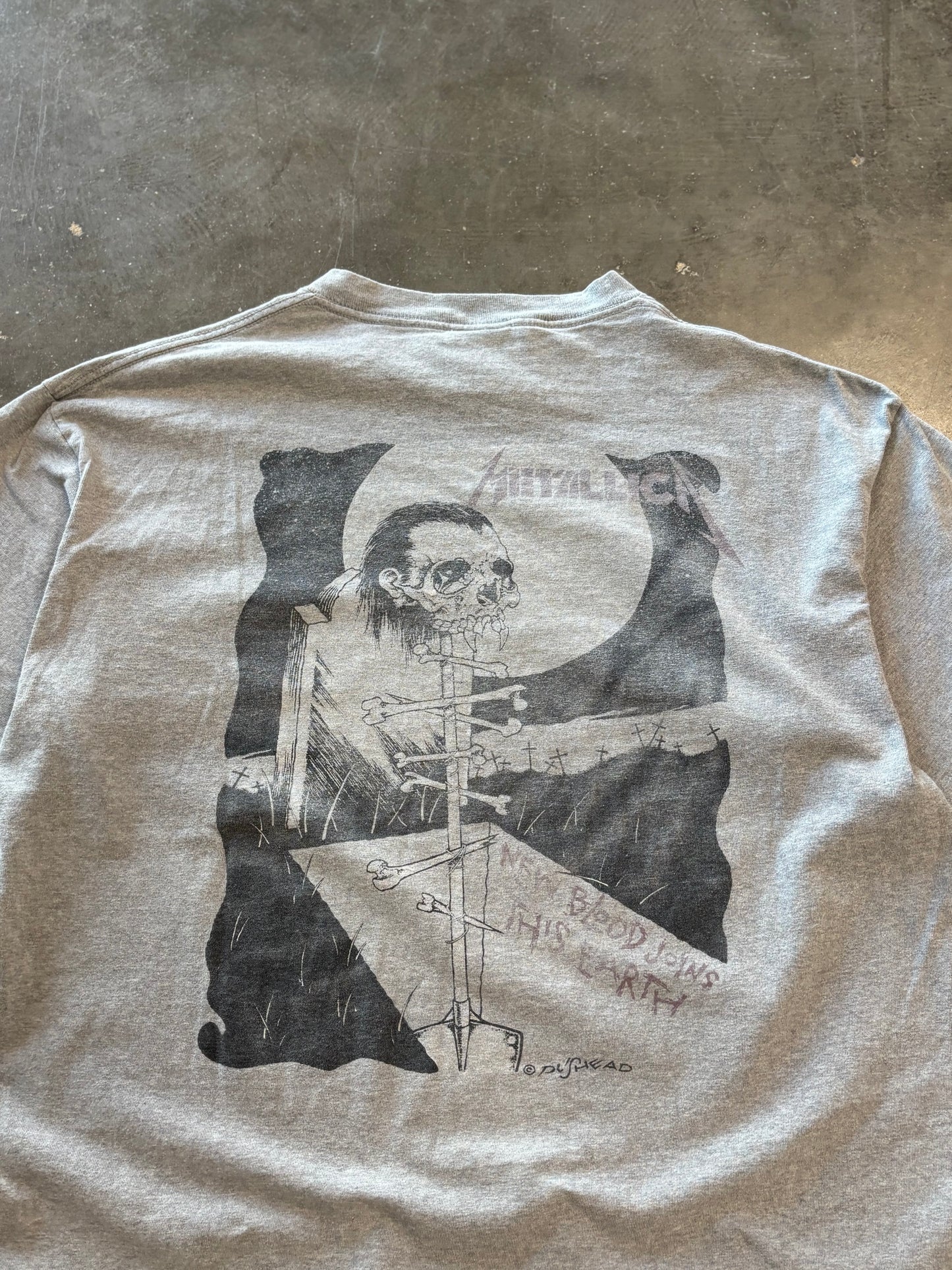 Vintage Metallica Pushead shirt size XL