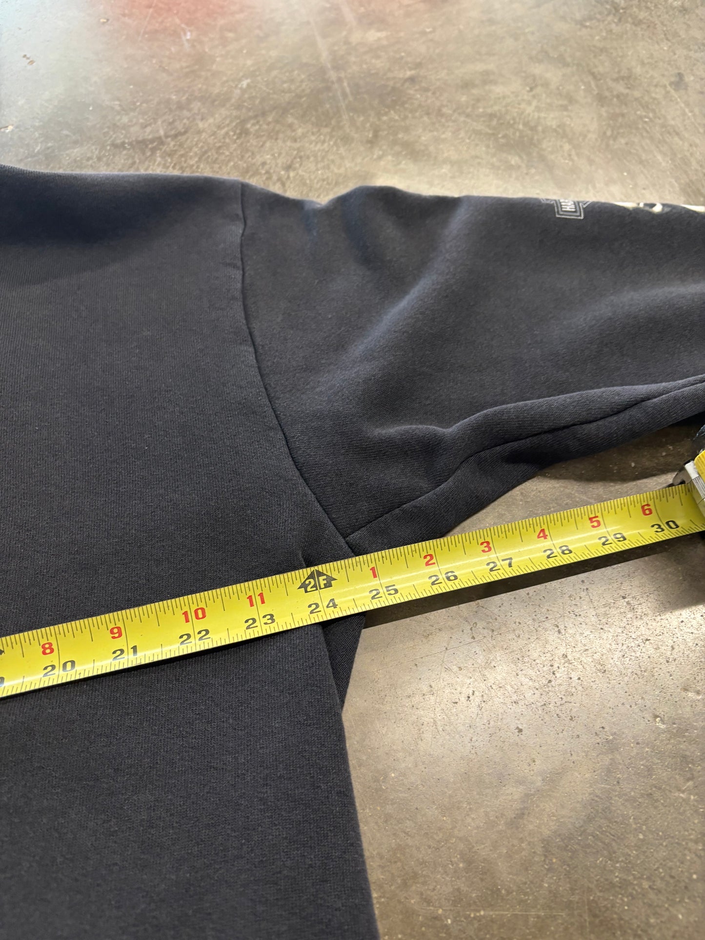 Vintage Harley Davidson skull zip up size xl