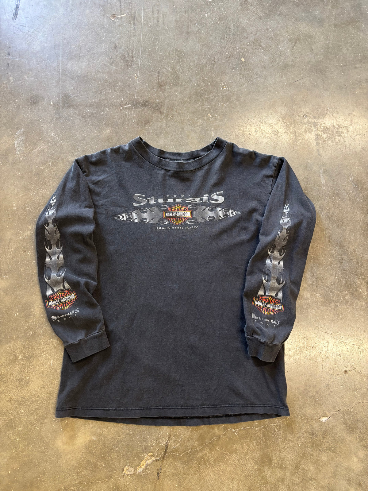Vintage Harley Davidson Sturgis blade long sleeve size large