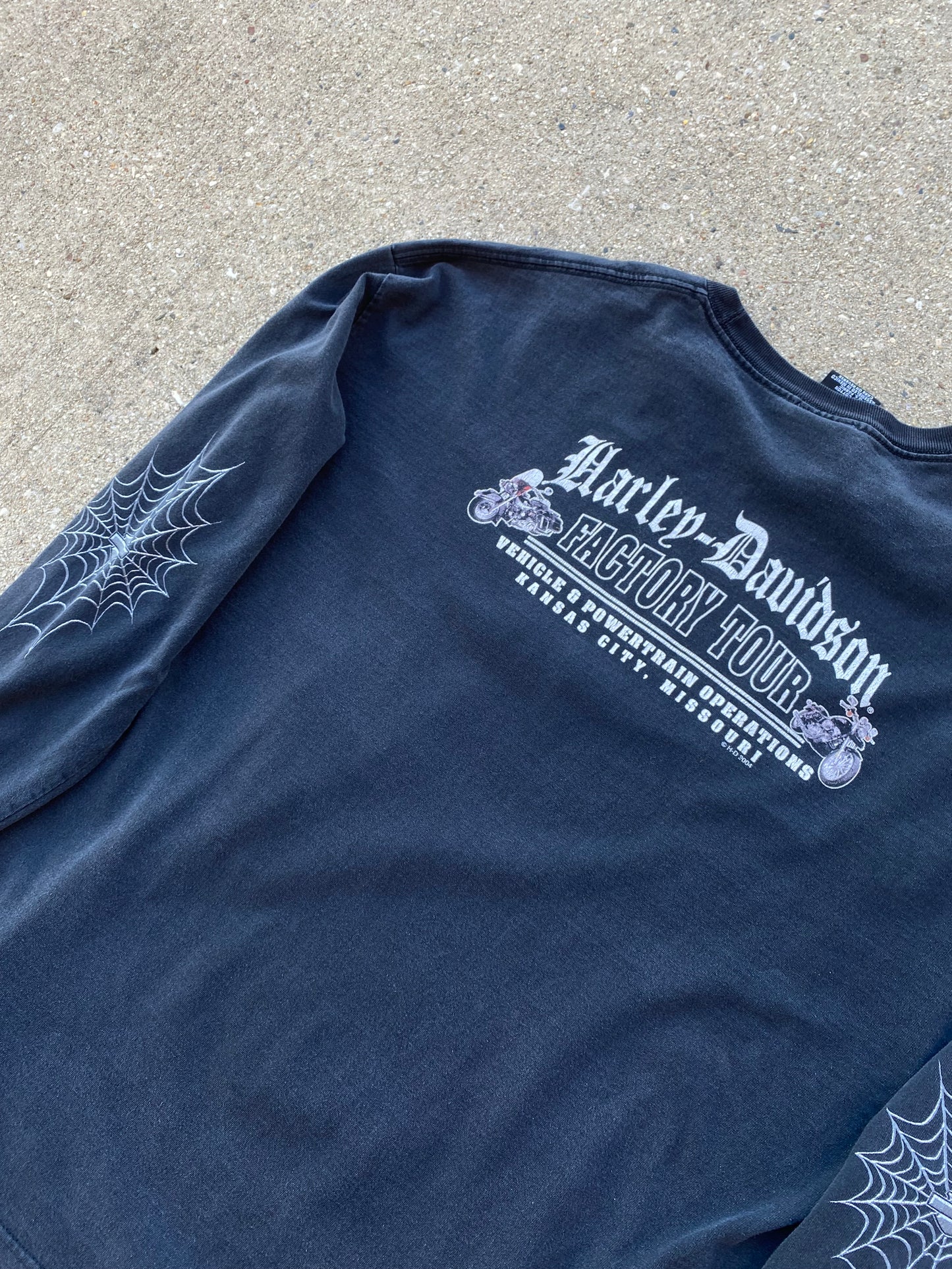 Vintage Harley Davidson Budget spiderweb size XXL SHIRT