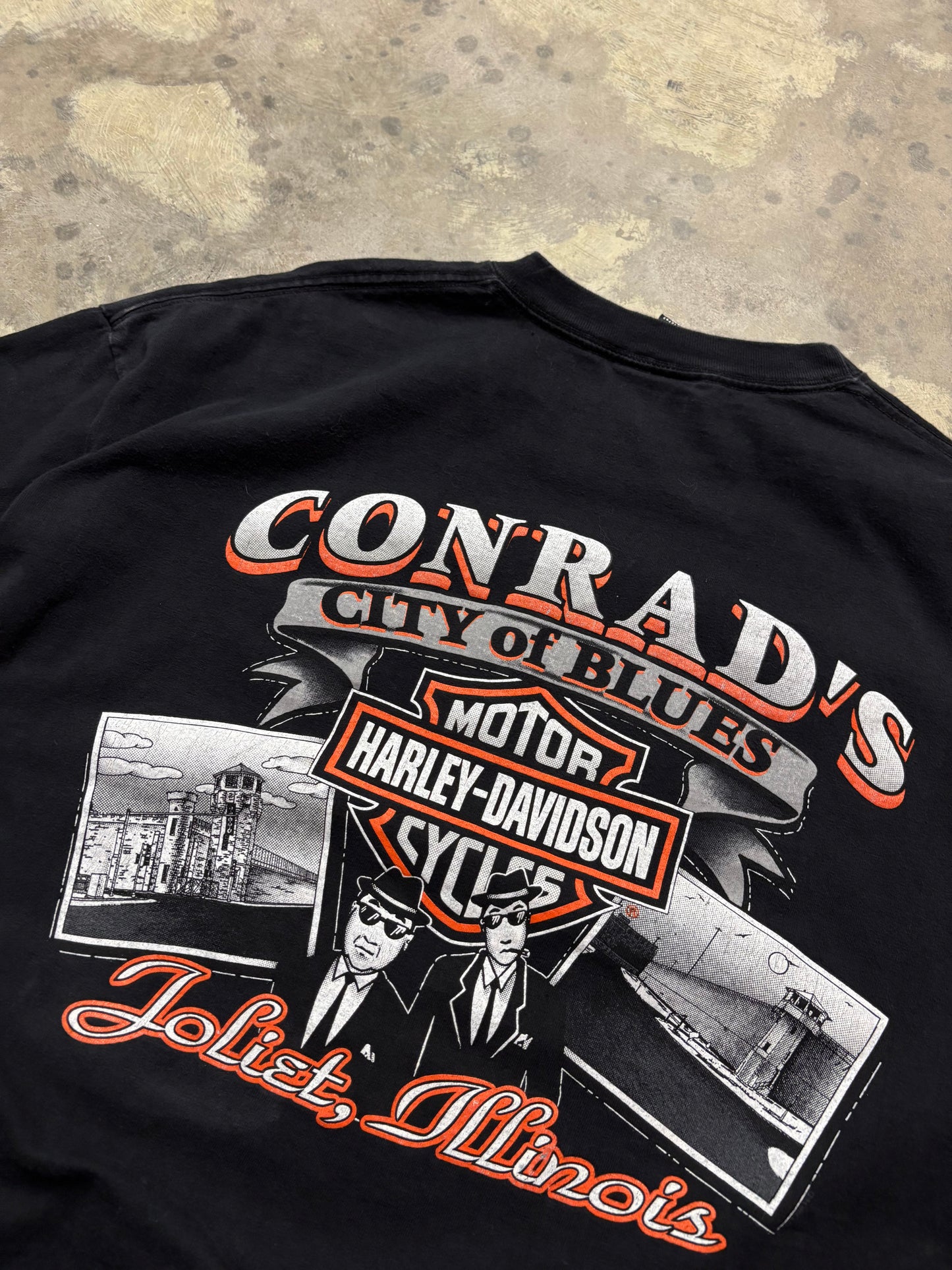 Vintage Harley Davidson Blues Brothers shirt size XL